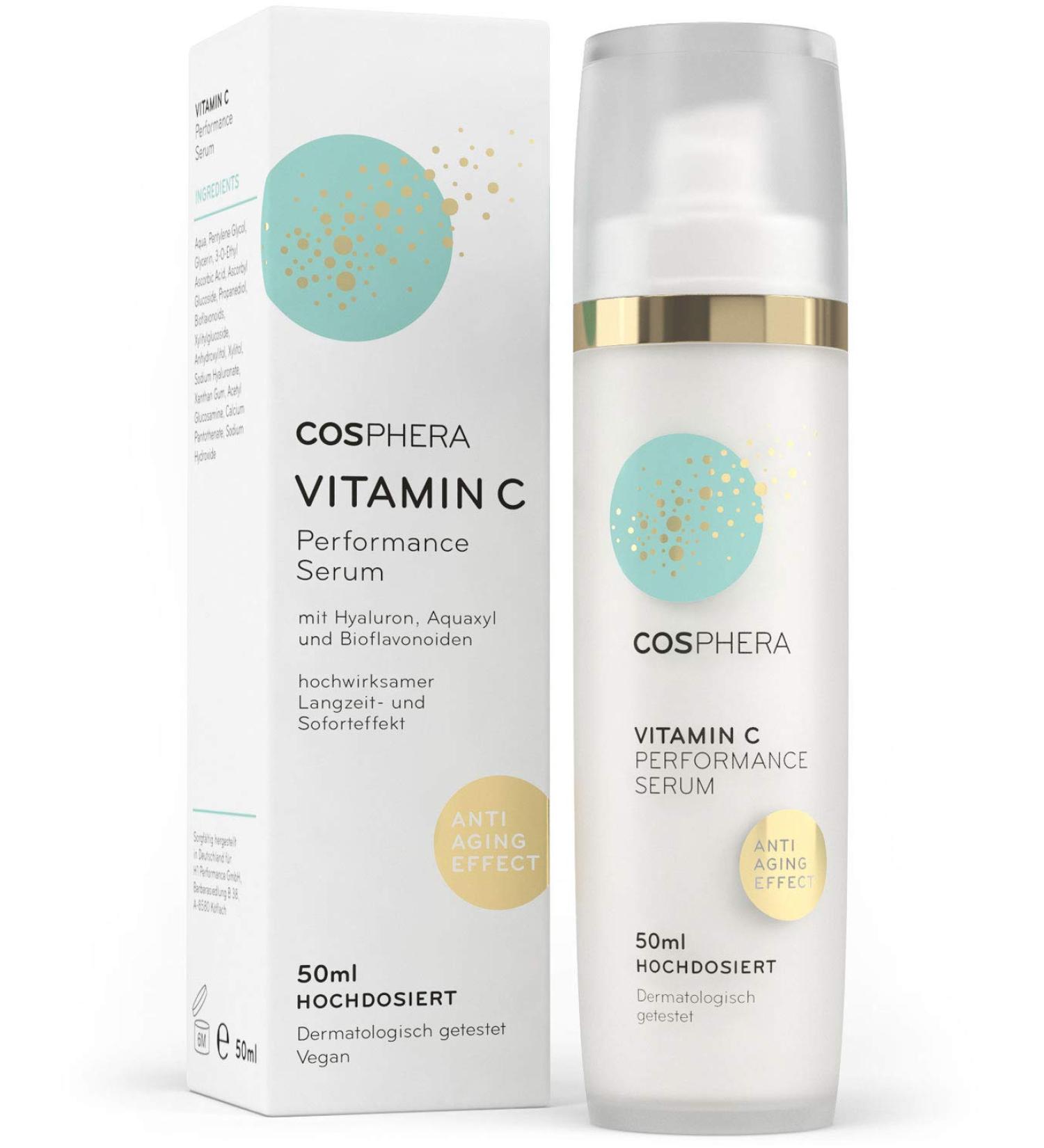 Cosphera Vitamin C Performance Serum 50 ml - Buy Online on GoSupps.com