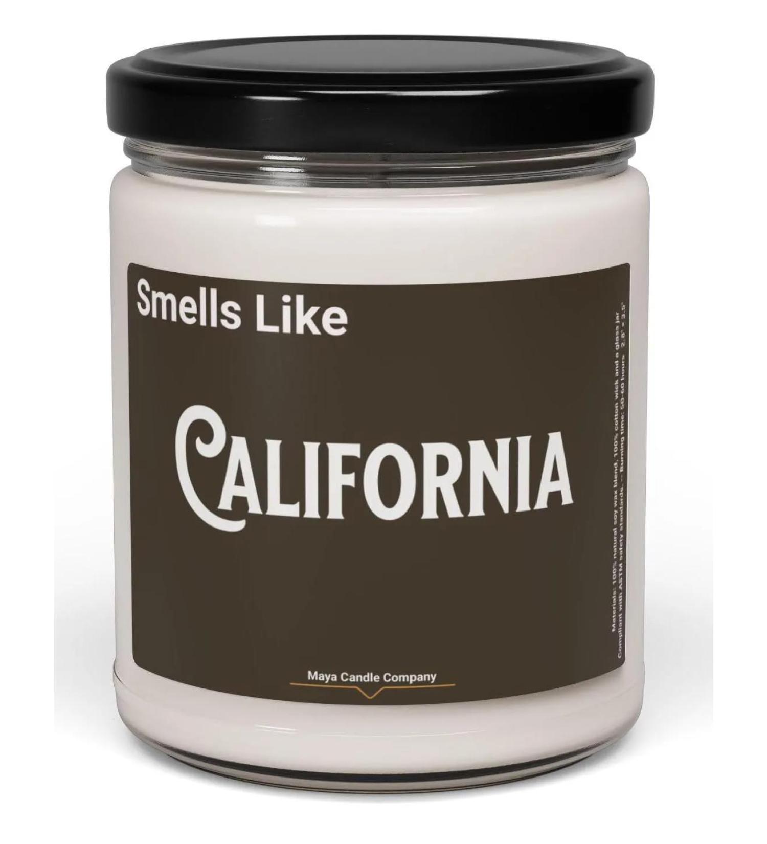 Natural Scented Soy Candle 9oz - Eco-Friendly Gift Inspired by California - Atlantis Whisper Aromatic Candle - Buy Online on GoSupps.com