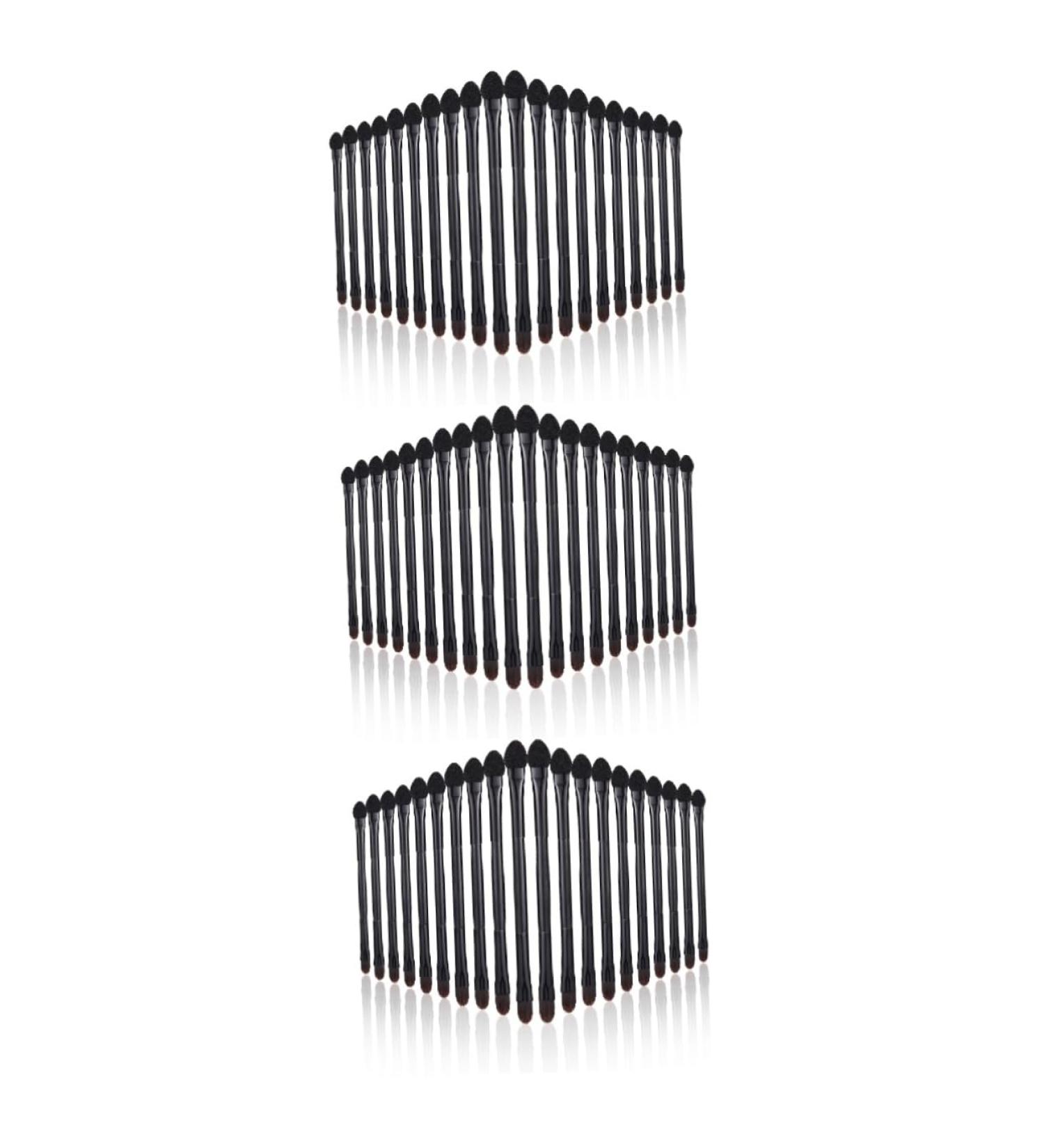 FOMIYES 60 Pcs Double Eye Shadow Makeup Eyeshadow Lipstick Kit Makeup Brush for Women Miss Set Double Head - Buy Online on GoSupps.com