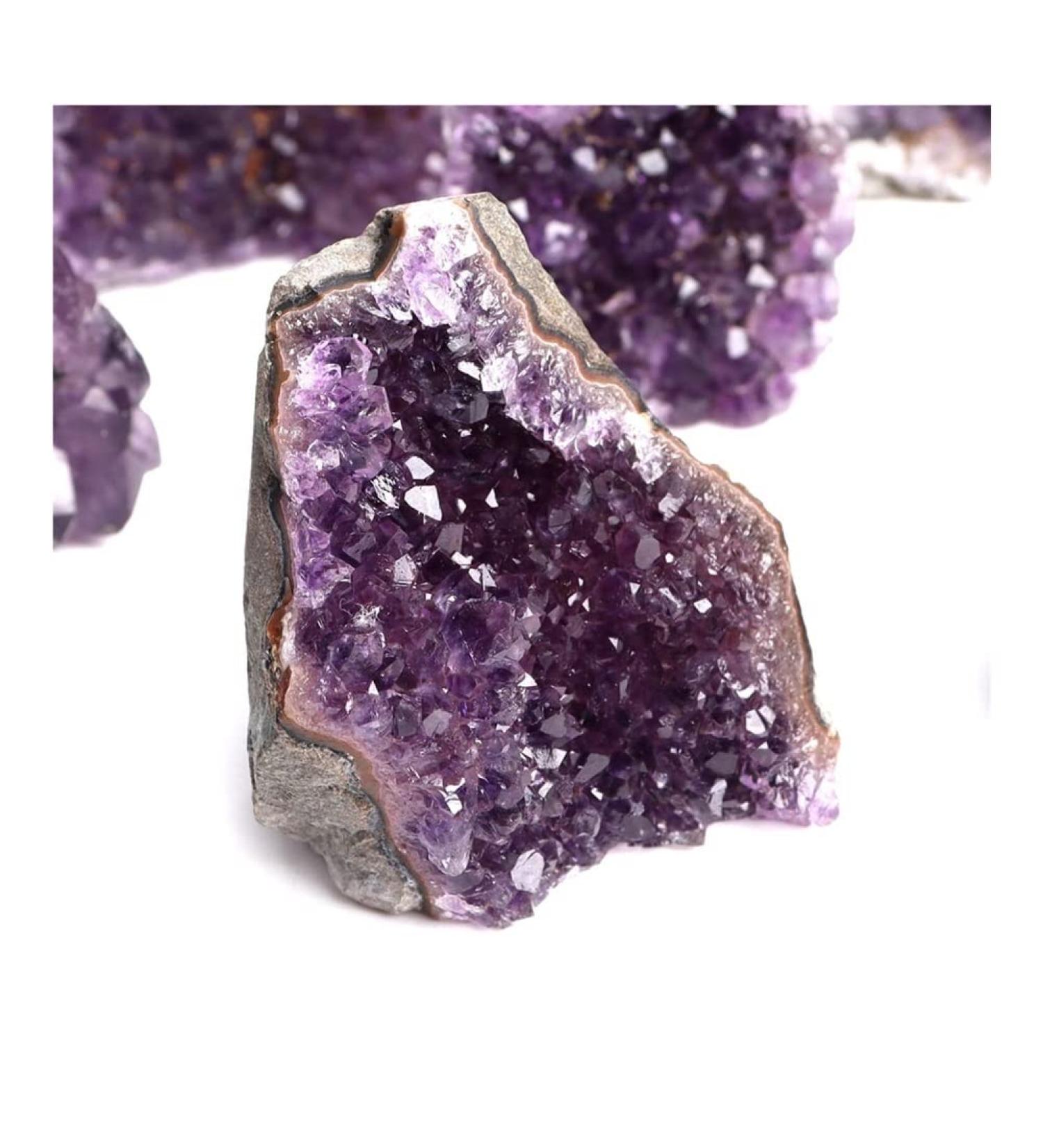Natural Crystal Rough 1 Piece Natural Amethyst Cluster Specimen Decoration CraftQuartzStones (Color : 1pc 50-100g) (Color : 1pc 50-100g) - Buy Online on GoSupps.com