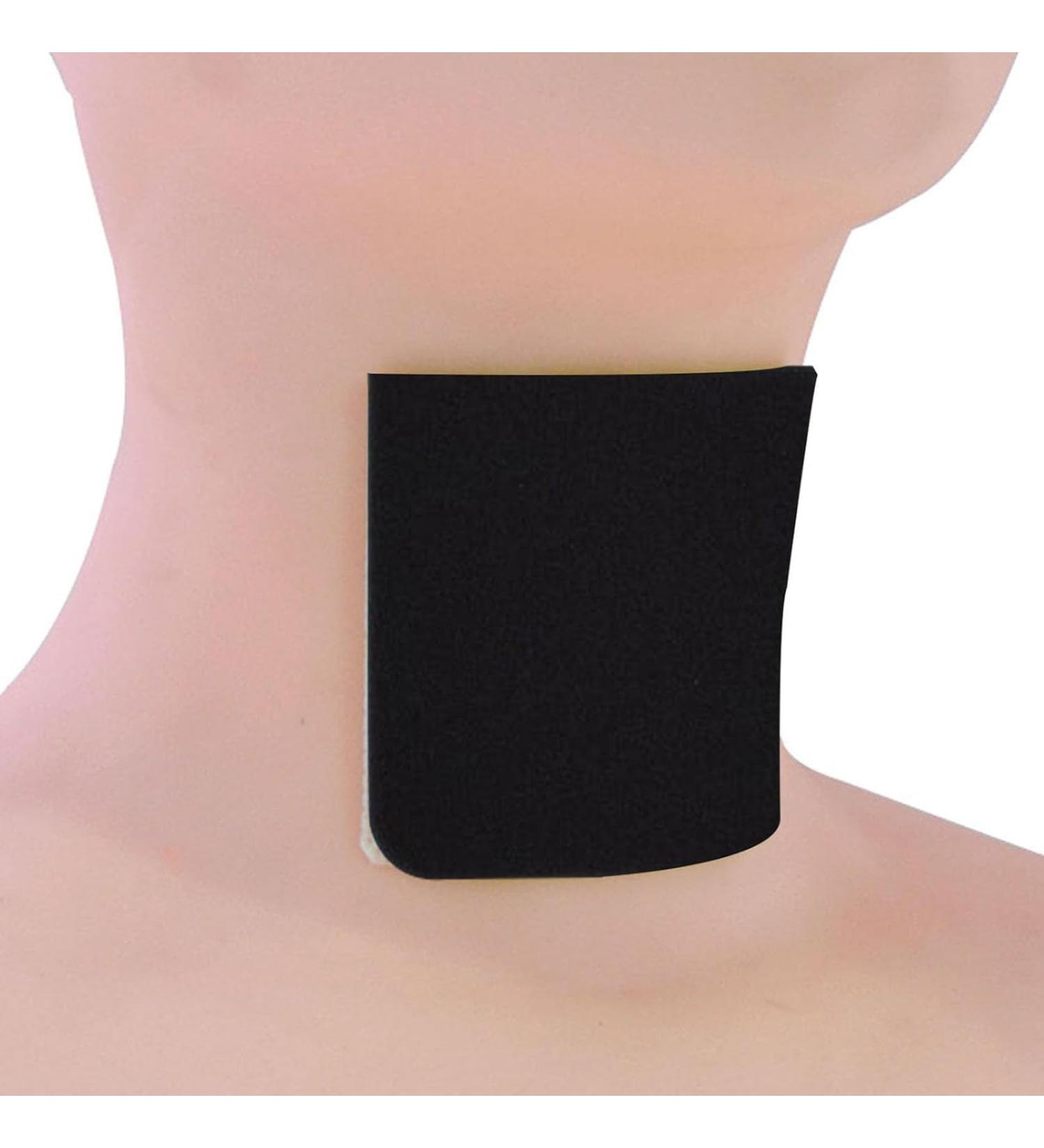Vduck Breathable Neck Air Tube Sticker - 20 Pieces Black | Dust Protection & Medical Stoma Cover for Health & Safety - Buy Online on GoSupps.com