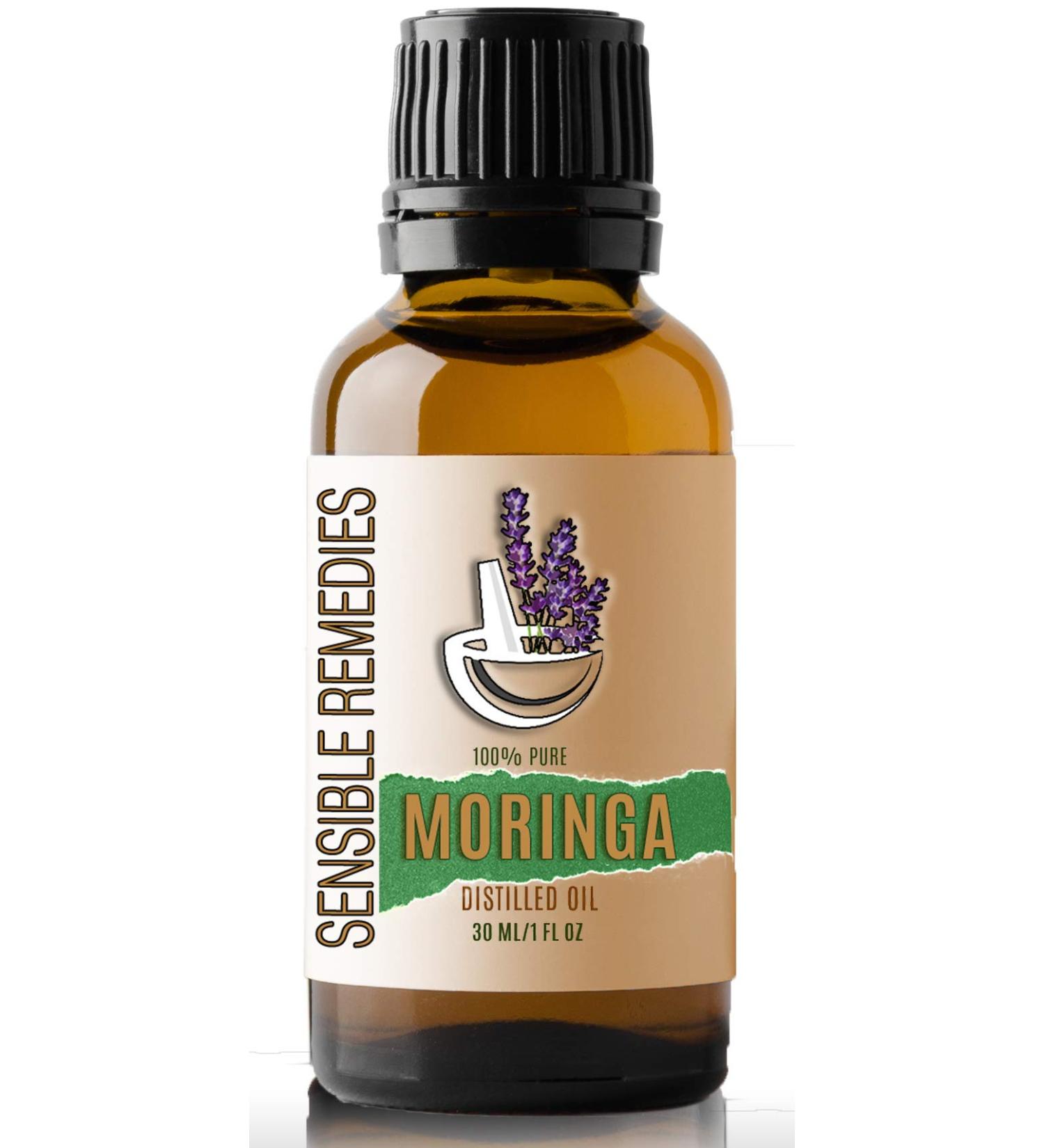 Sensible Remedies Moringa Oil 100% Pure and Natural Distilled 30 mL (1 oz) - Buy Online on GoSupps.com