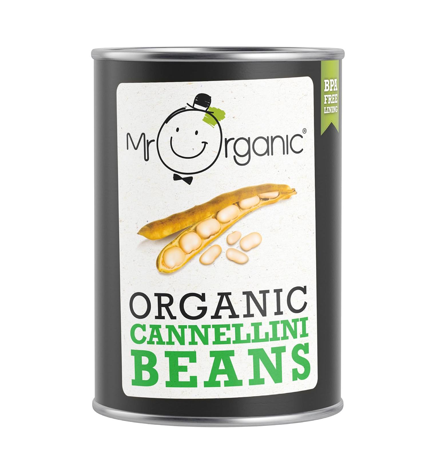  Mr Organic Mr Organic Cannellini beans 12 x 400 g. - Buy Online on GoSupps.com