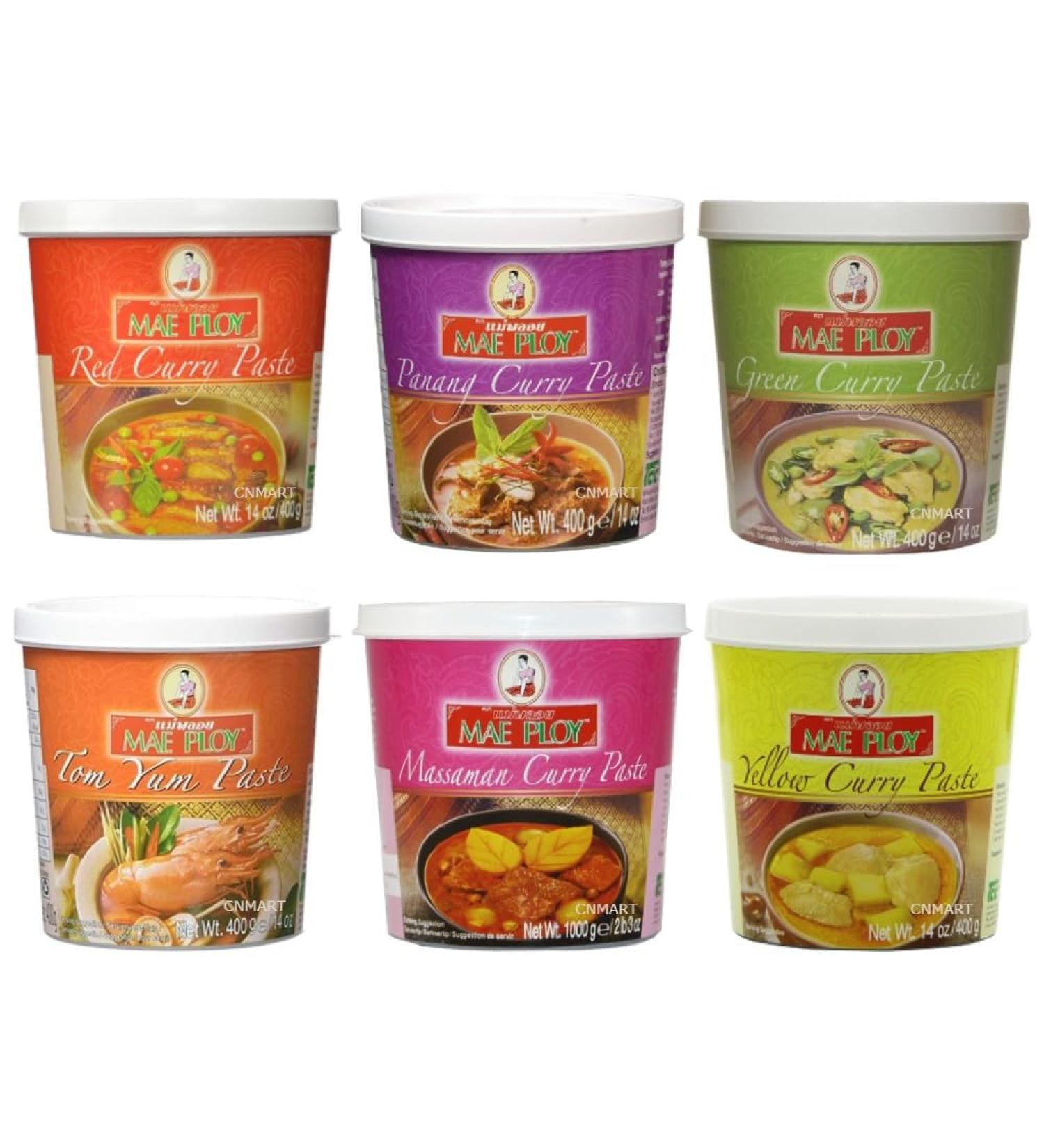 Mae Ploy Curry Paste 400g (Pack of 2) Customised Flavours - Buy Online on GoSupps.com