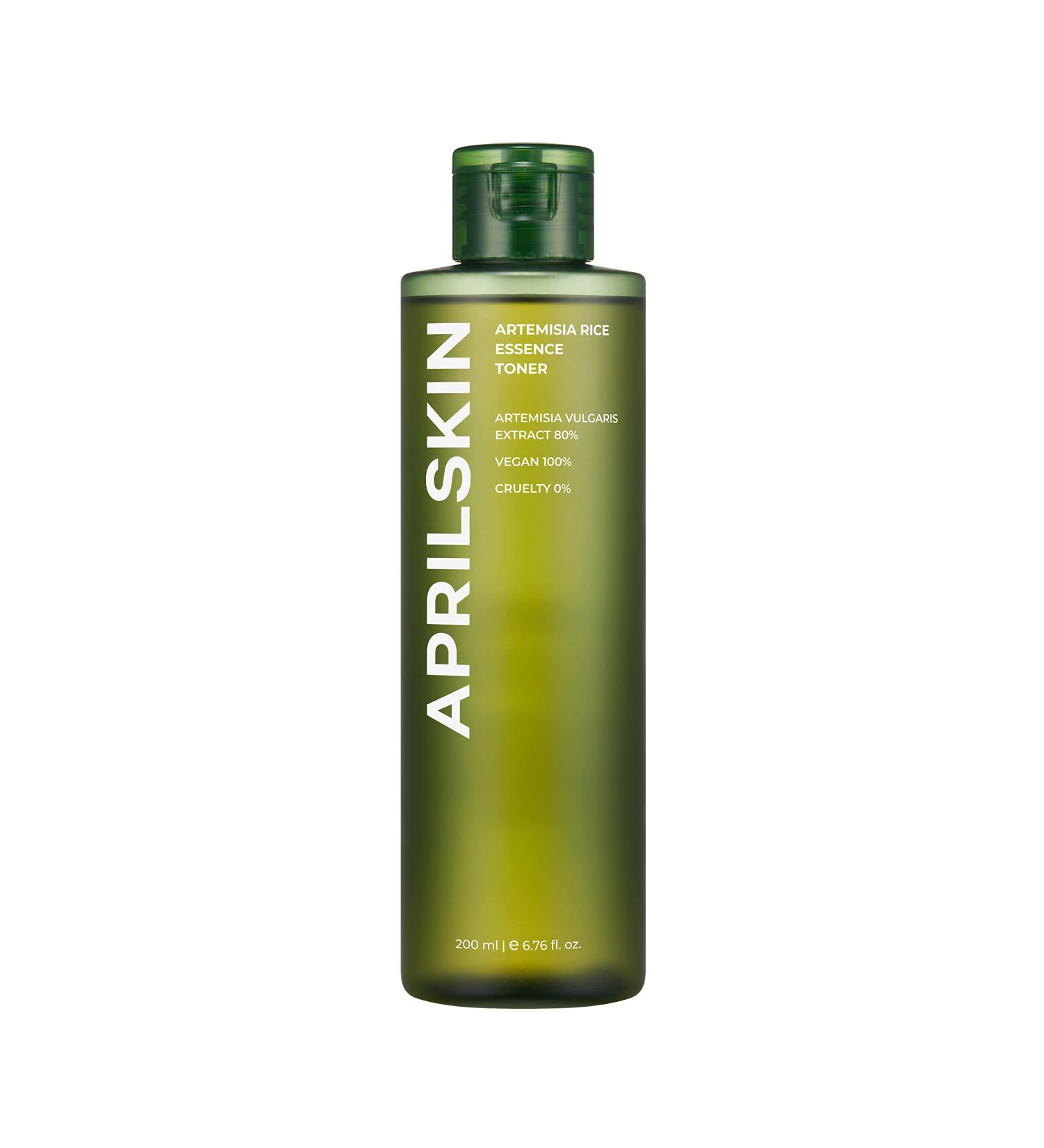 APRILSKIN Artemisia Rice Toner 6.76 oz | Dry, Sensitive, Acne-Prone Skin | Vegan, Cruelty Free, Low pH | Calming & Firming | No Sulfates or Artificial Fragrance - Buy Online on GoSupps.com