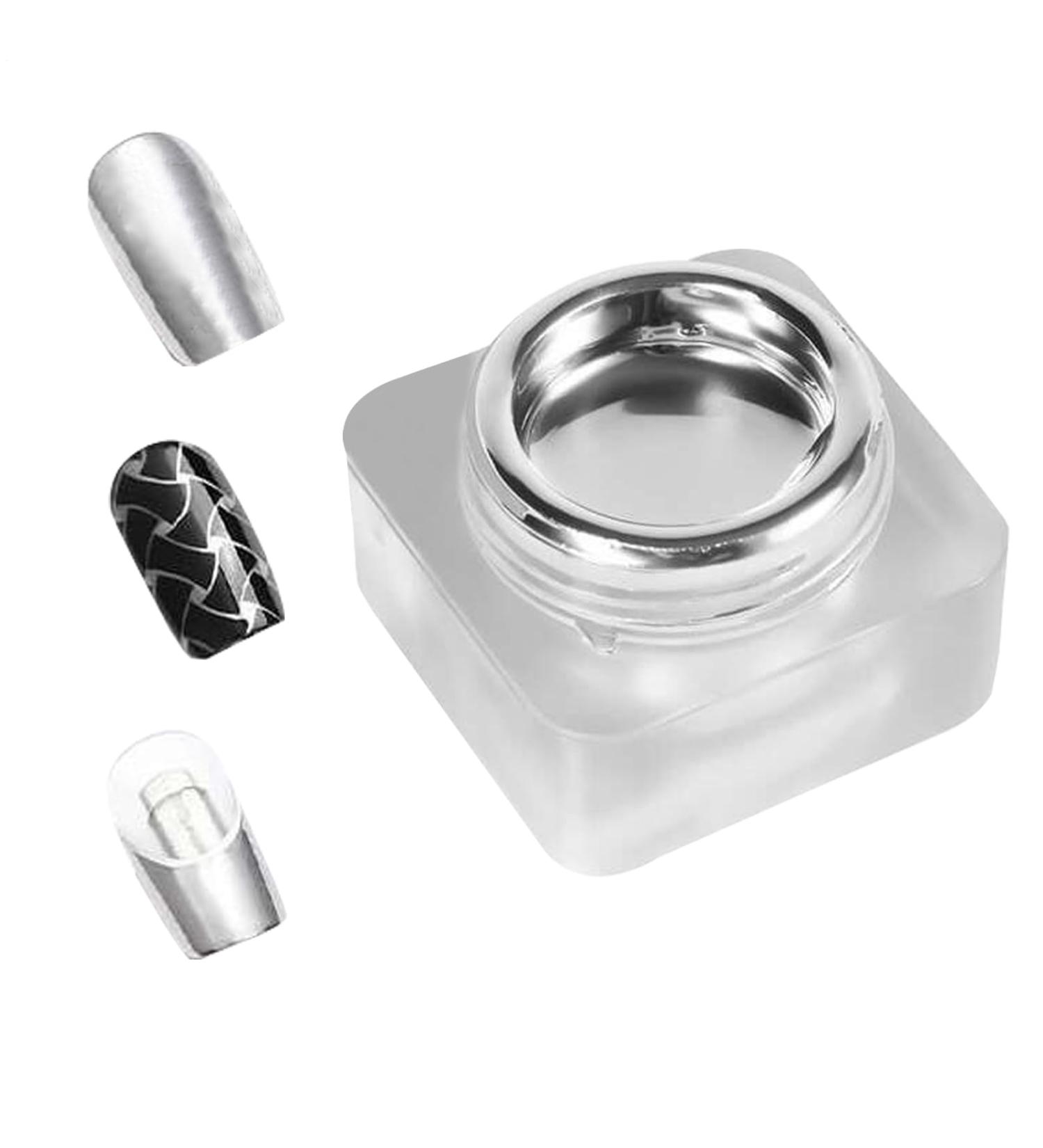  zwxqe Metallic Gel for Painting Polishing Gel for Manicures - UV/LED Mirror Effect Nail Designs for Beginners Home Manicure Decoration - Buy Online on GoSupps.com