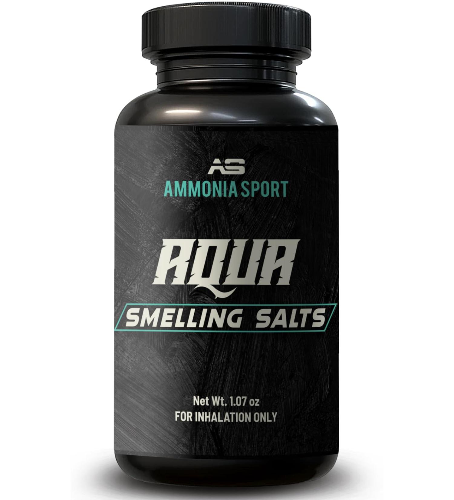 Smelling Salts - Aqua (Original) Pre-Activated with Hundreds of Uses Per Bottle - AmmoniaSport - Buy Online on GoSupps.com