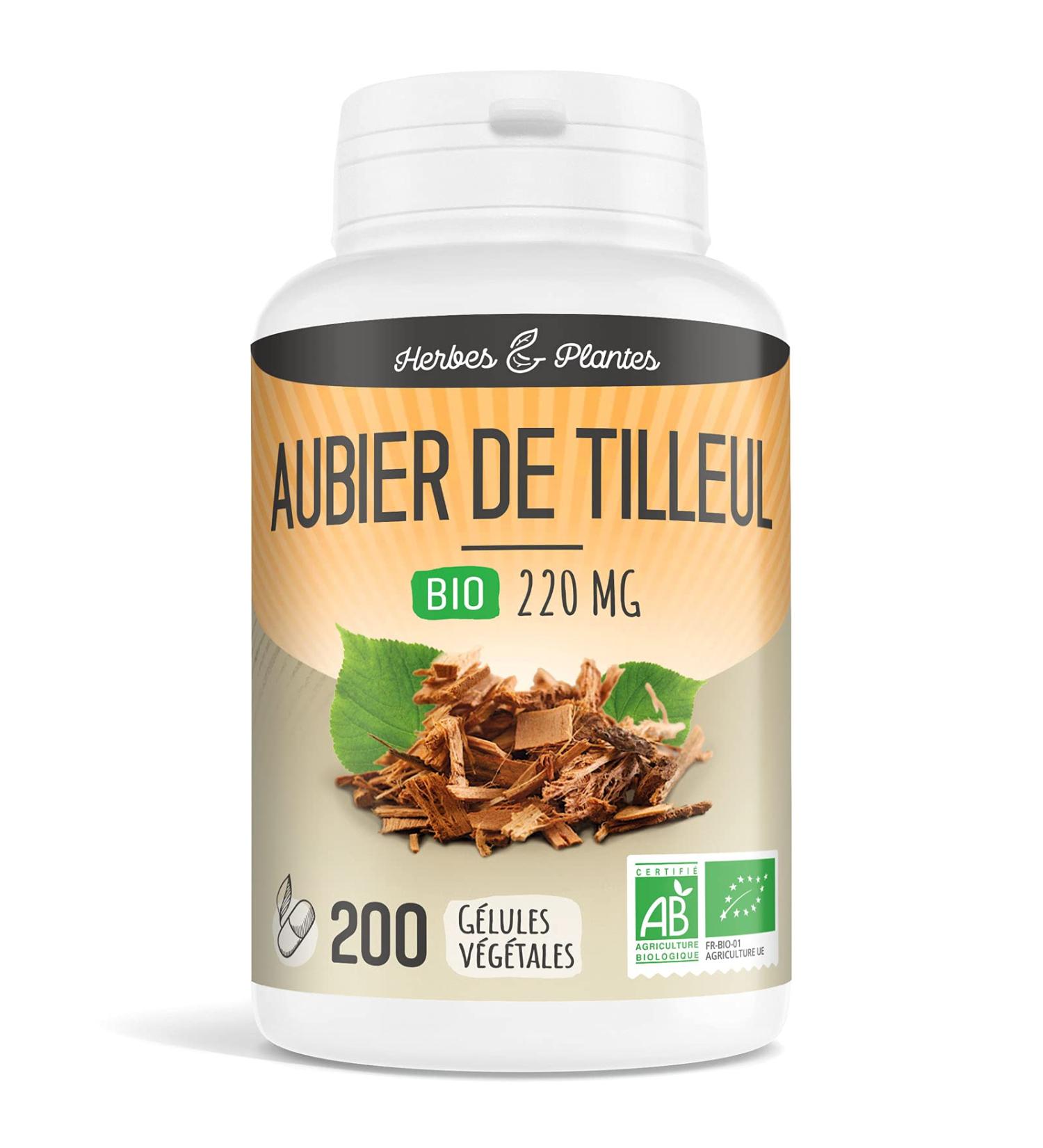 Lime Tree Organic - 220mg - 200 Vegetable Capsules - Buy Online on GoSupps.com