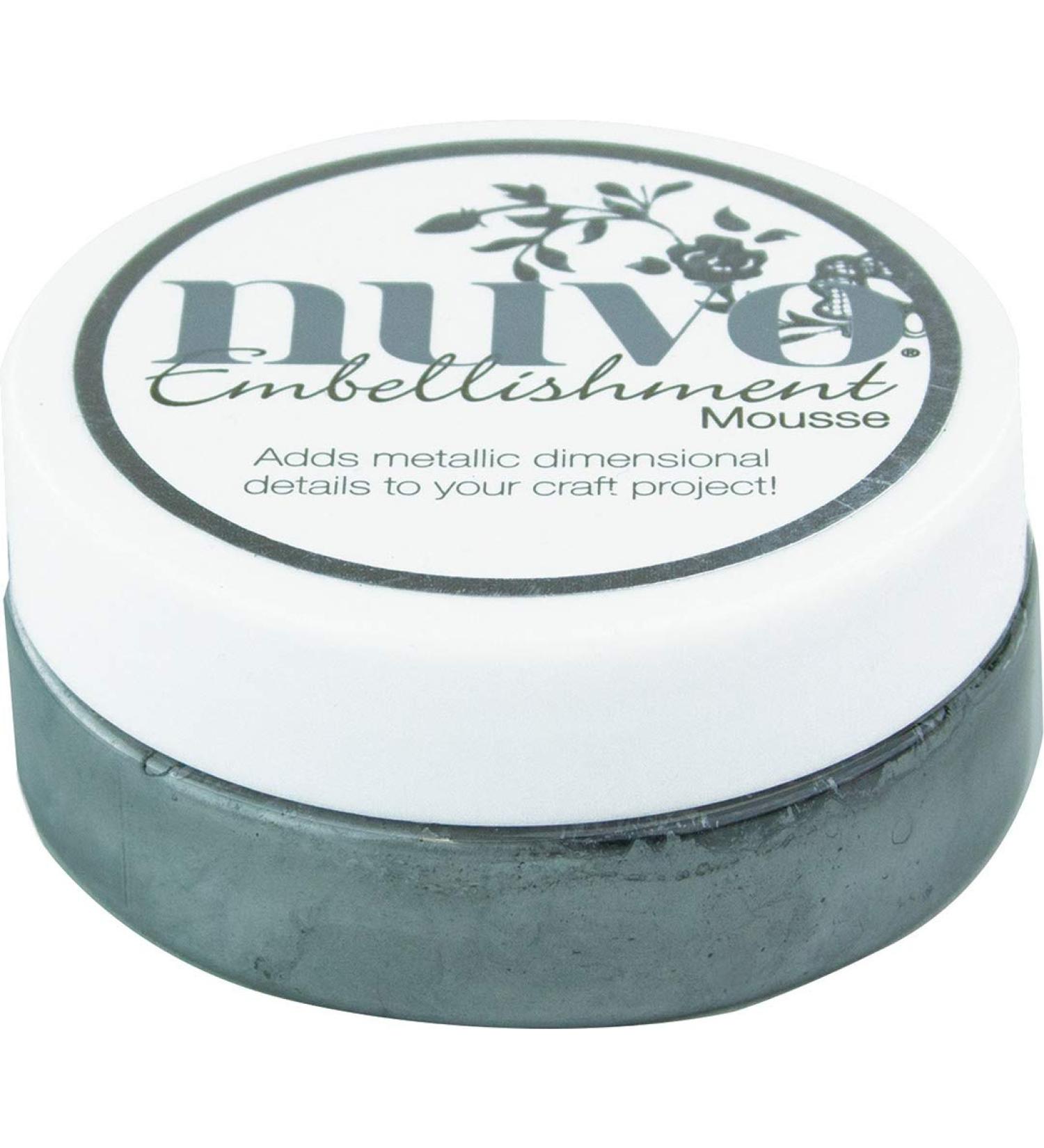 Nuvo Tonic Studios Emb Mousse Gunmetal - Create Stunning Textured Designs - Buy Online on GoSupps.com