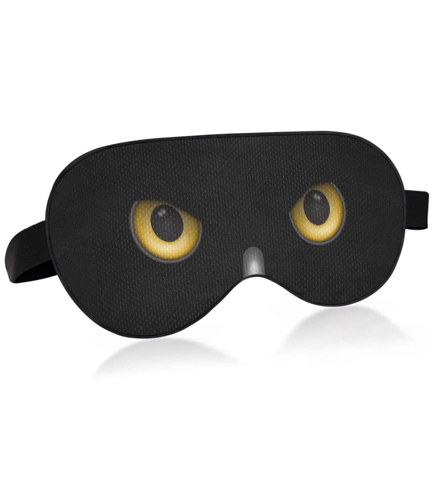Haskirky Light Blocking Eye Mask for Deep Sleep - Breathable & Adjustable for Men and Women | Perfect for Travel, Yoga, Meditation, Office | Funny Owl Design - Buy Online on GoSupps.com