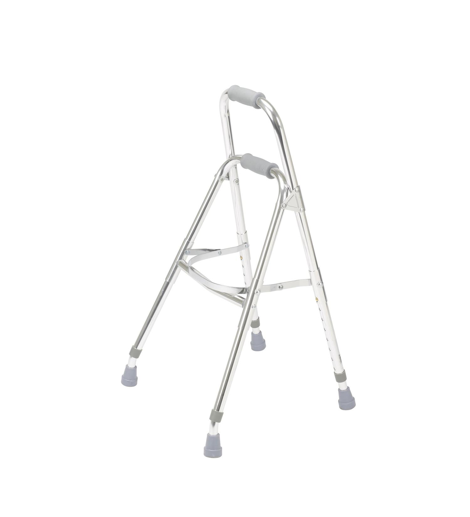 Drive Medical Side Style Hemi One Arm Walker Chrome - Adult | Lightweight and Stable Support for Walking - Buy Online on GoSupps.com