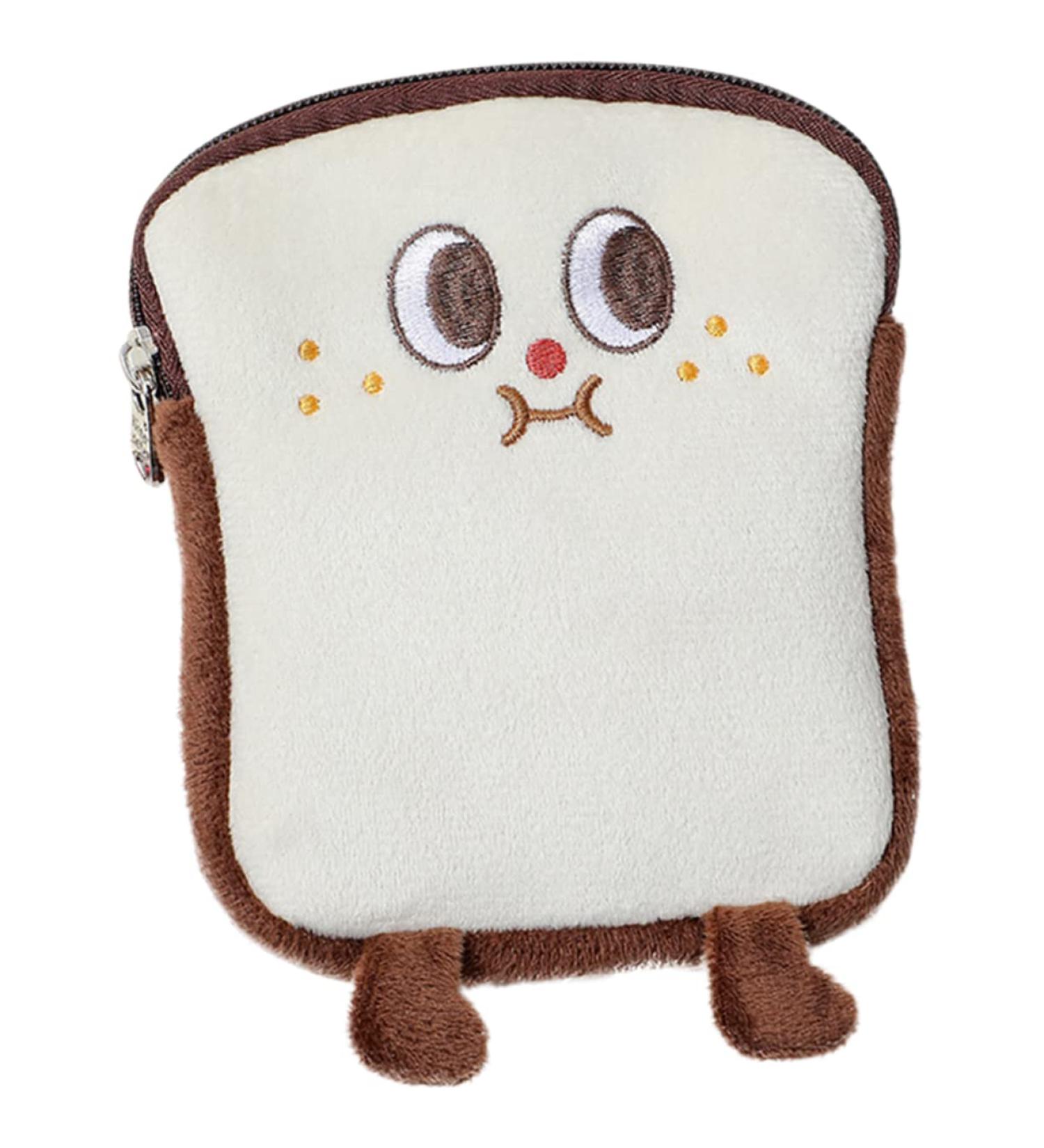 NOLITOY Aunt's Towel Storage Bag - Convenient Tampon Holder & Mini Purse - Cartoon Brown Coin Bag for Daily Use | Sanitary Napkin Pouch | Shop Internationally - Buy Online on GoSupps.com