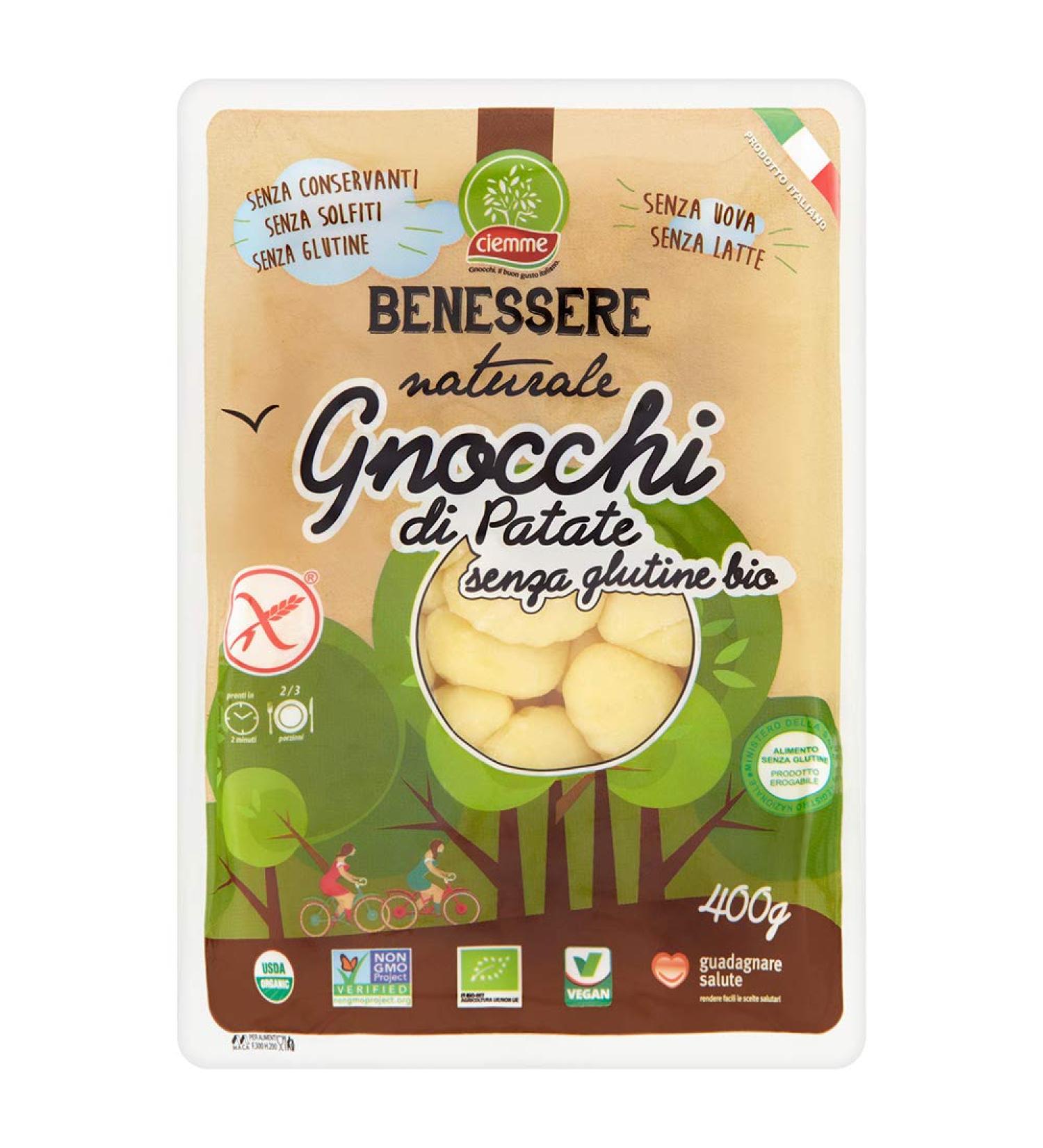 Ciemme Gluten Free Organic Gnocchi 400g - Buy Online on GoSupps.com
