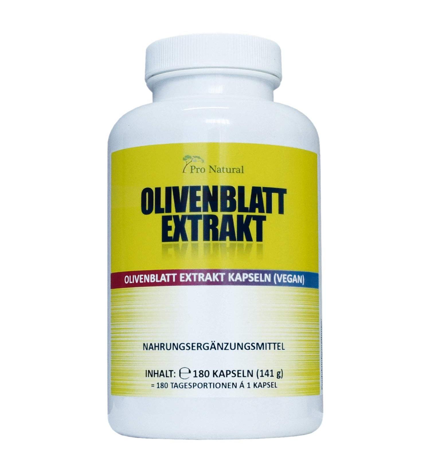 High Dose Olive Leaf Extract 650mg - 180 Vegan Capsules with 20% Oleuropein - International Shipping Available - Buy Online on GoSupps.com