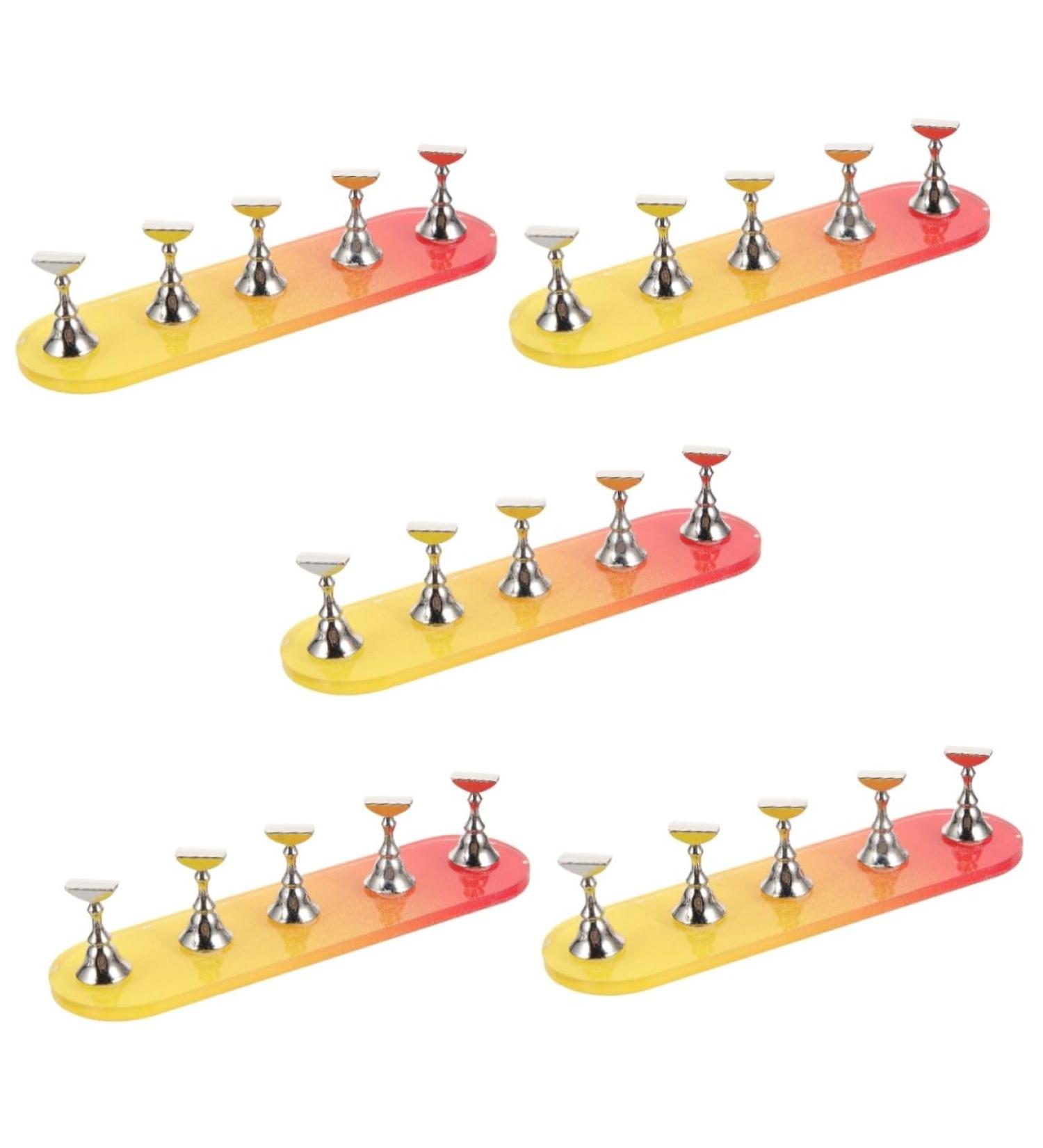 Beaupretty 5 Sets Nail Practice Holder Beauty Nail Holders Nail Holders for Nail Art Artificial Topiary Trees Portable Air Conditioners Press on Nail Kit Decor Magnetic Plastic Storage Box - Buy Online on GoSupps.com