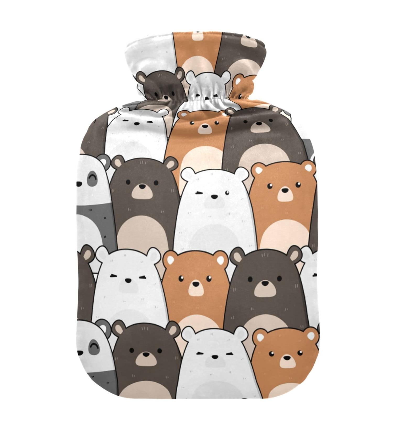 Buy Cute Panda Bear Hot Water Bottle | 2L Pain Relief & Sports Injury Relief - International Shipping Available - Buy Online on GoSupps.com
