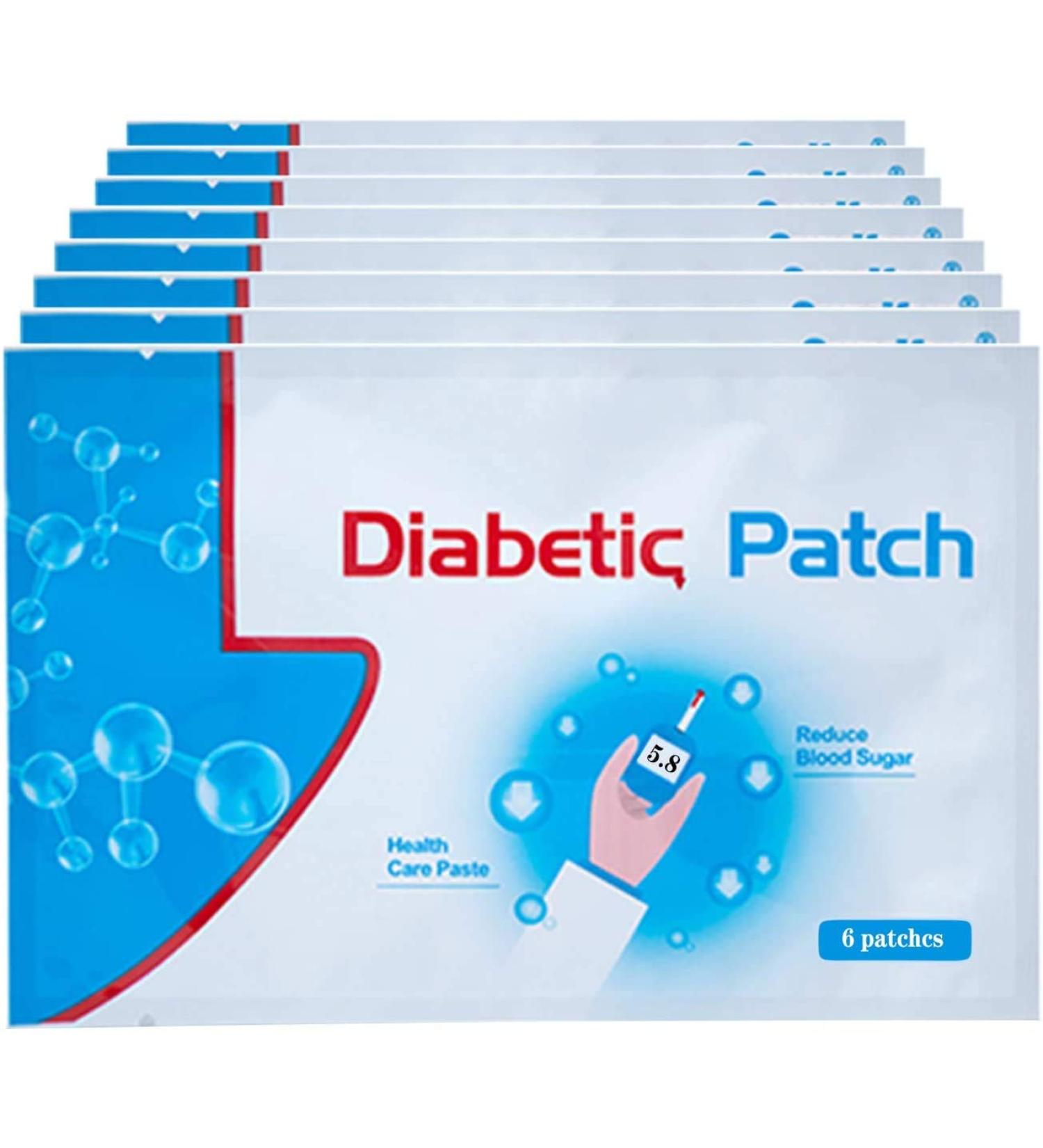 Diabetes Plasters - 60 Pcs/10 Bags Natural Herbs Diabetic Patch for High Blood Sugar - Diabetes Relief - Buy Online on GoSupps.com