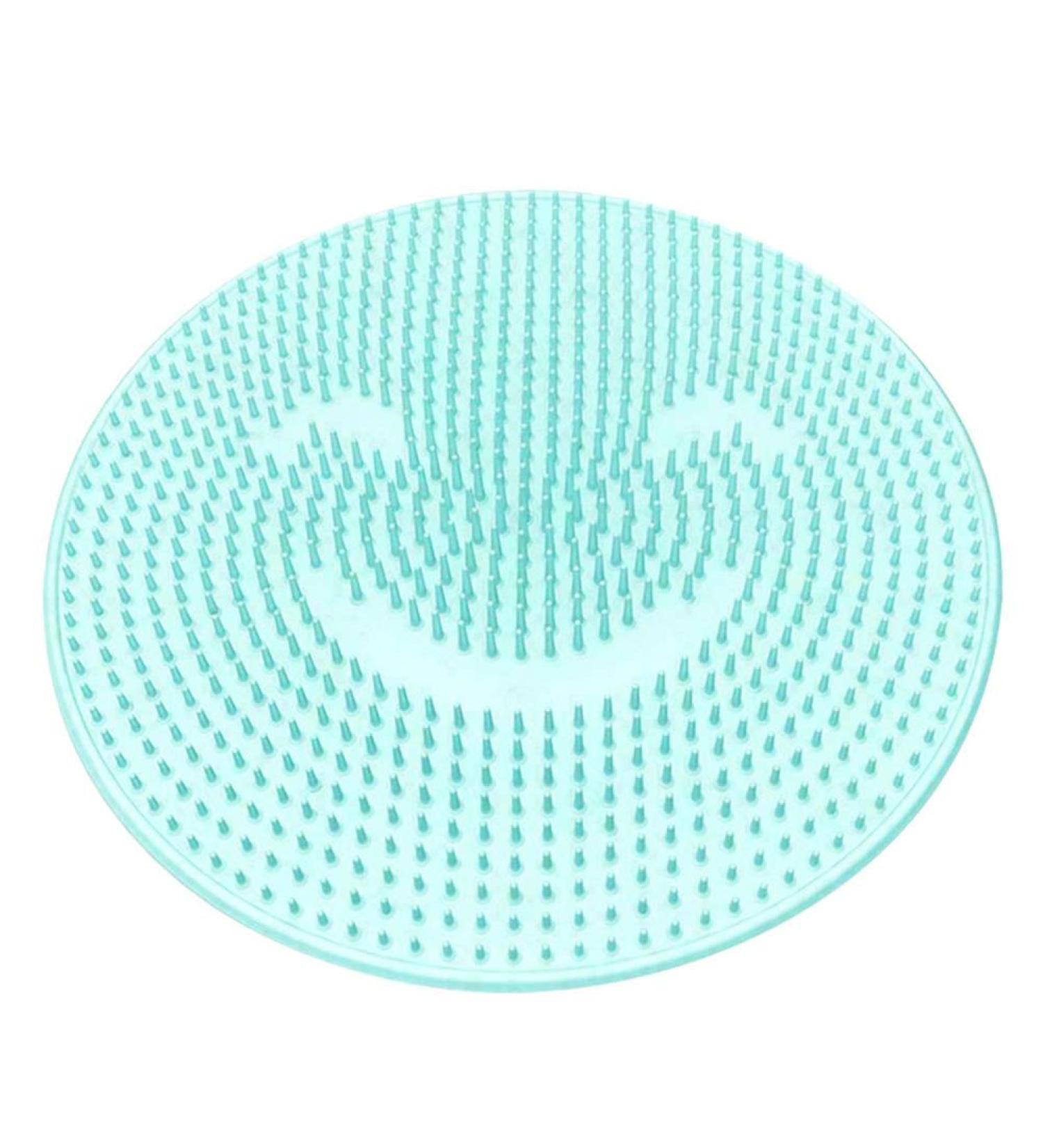 Fotica Silicone Bathroom Massage Pad - Blue Feet Massage Pillow & Brush for Dead Skin Removal & Shower Back Massage - Buy Online on GoSupps.com