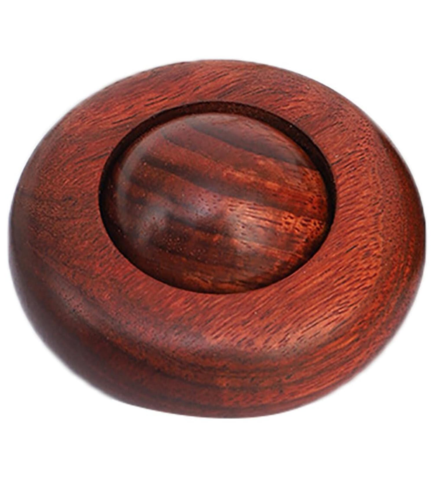 Lurrose Gently Rolling Massage Balls - Hand Fitness & Stress Relief - Boho Baoding Balls - Mahogany & Sandalwood Tension Relief - Buy Online on GoSupps.com
