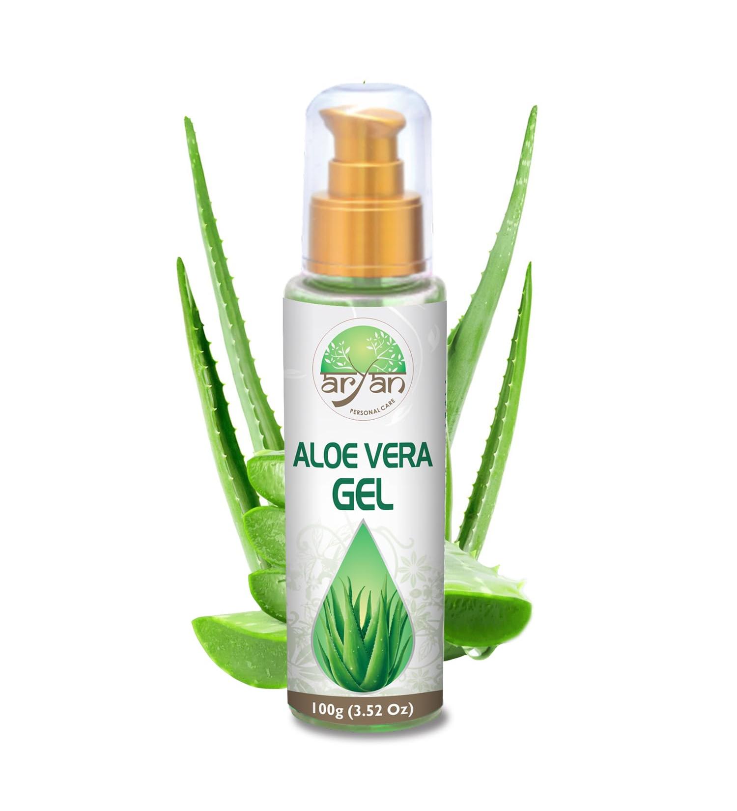 Aryan Aloe Vera Gel (Dispenser) 100ml - Buy Online on GoSupps.com