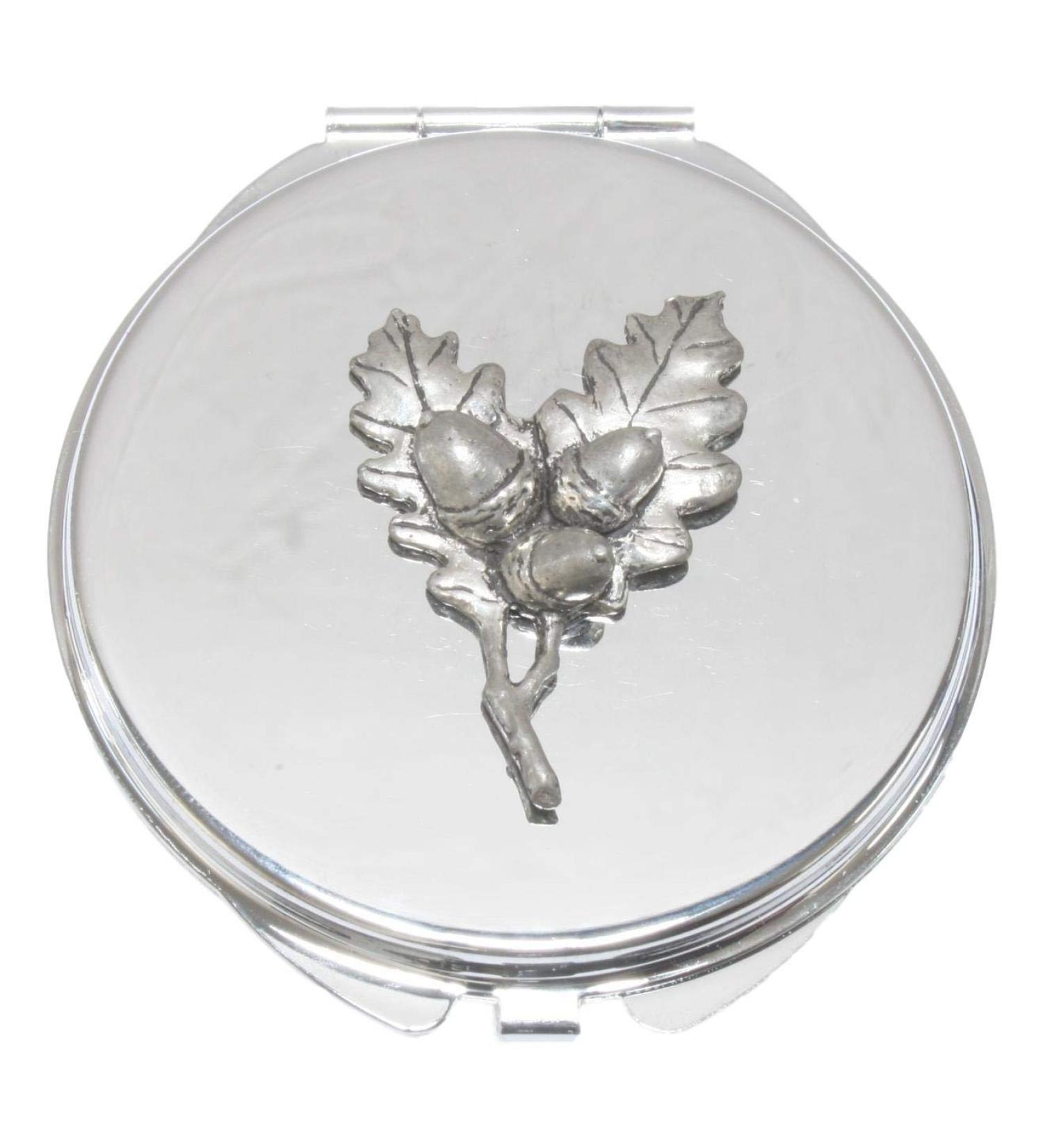 Oak Leaf Compact Mirror Handbag Gift With Free Engraving 247 - Buy Online on GoSupps.com