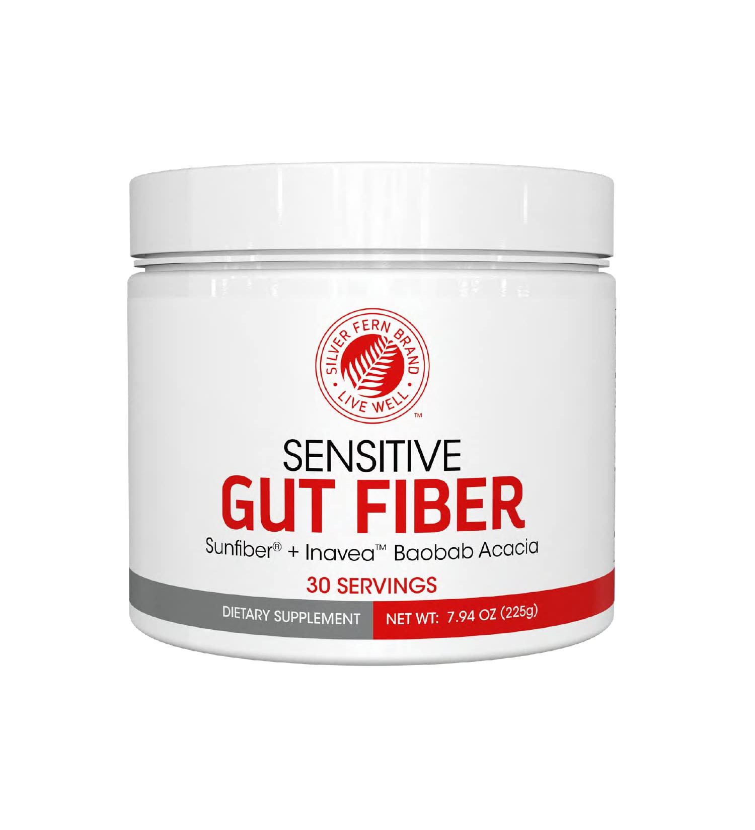 Digestive Health Fiber Supplement - 30 Day Supply - 6g per Serving - Galactomannan Guar, Baobab Fruit, Acacia Fiber - Buy Online on GoSupps.com