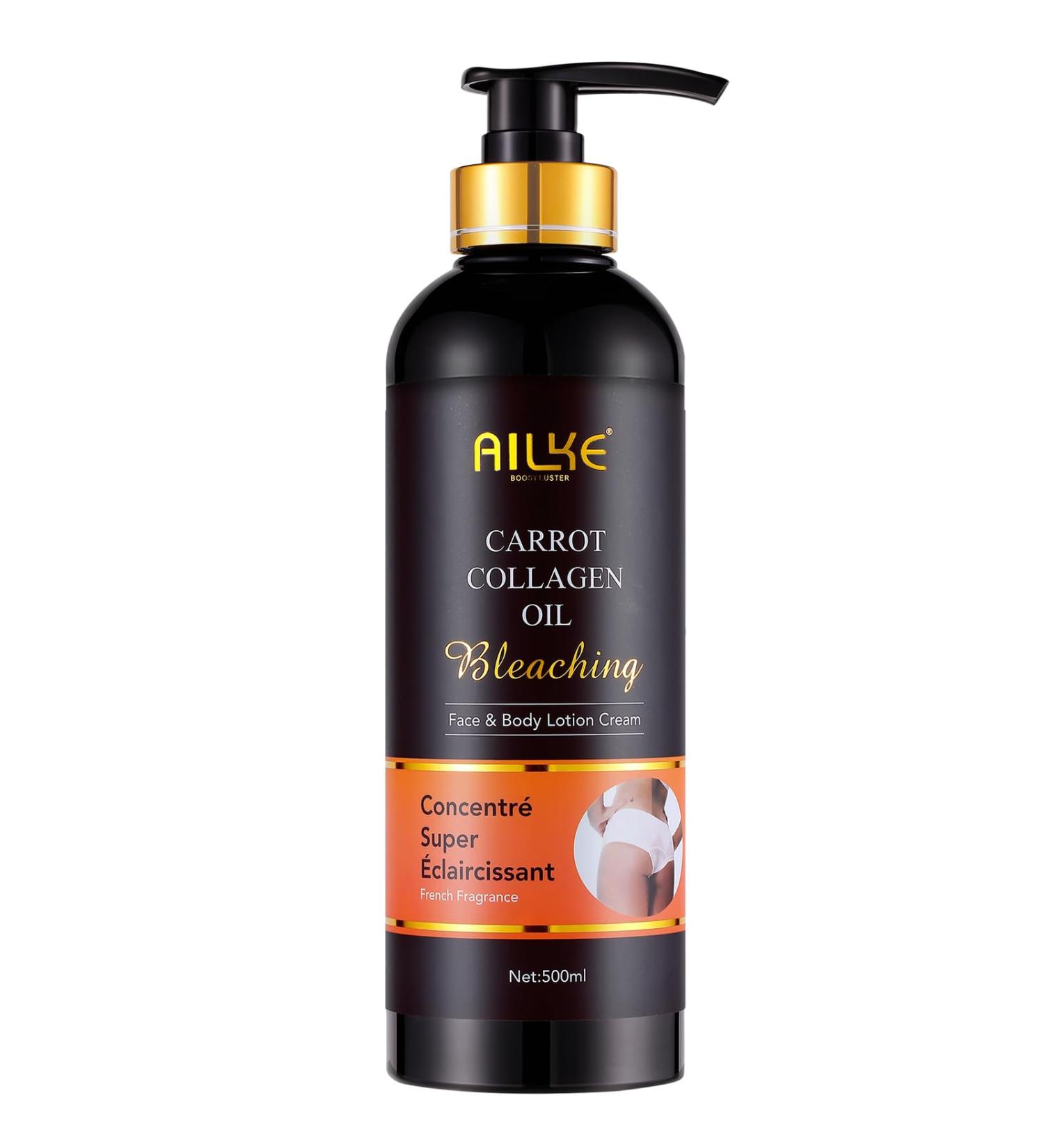 Brightening & Radiant Body Lotion - Natural Lightening Moisturizer for Black & Dark Skin | Anti-Wrinkle Smooth & Light Moisture 500ml - Buy Online on GoSupps.com