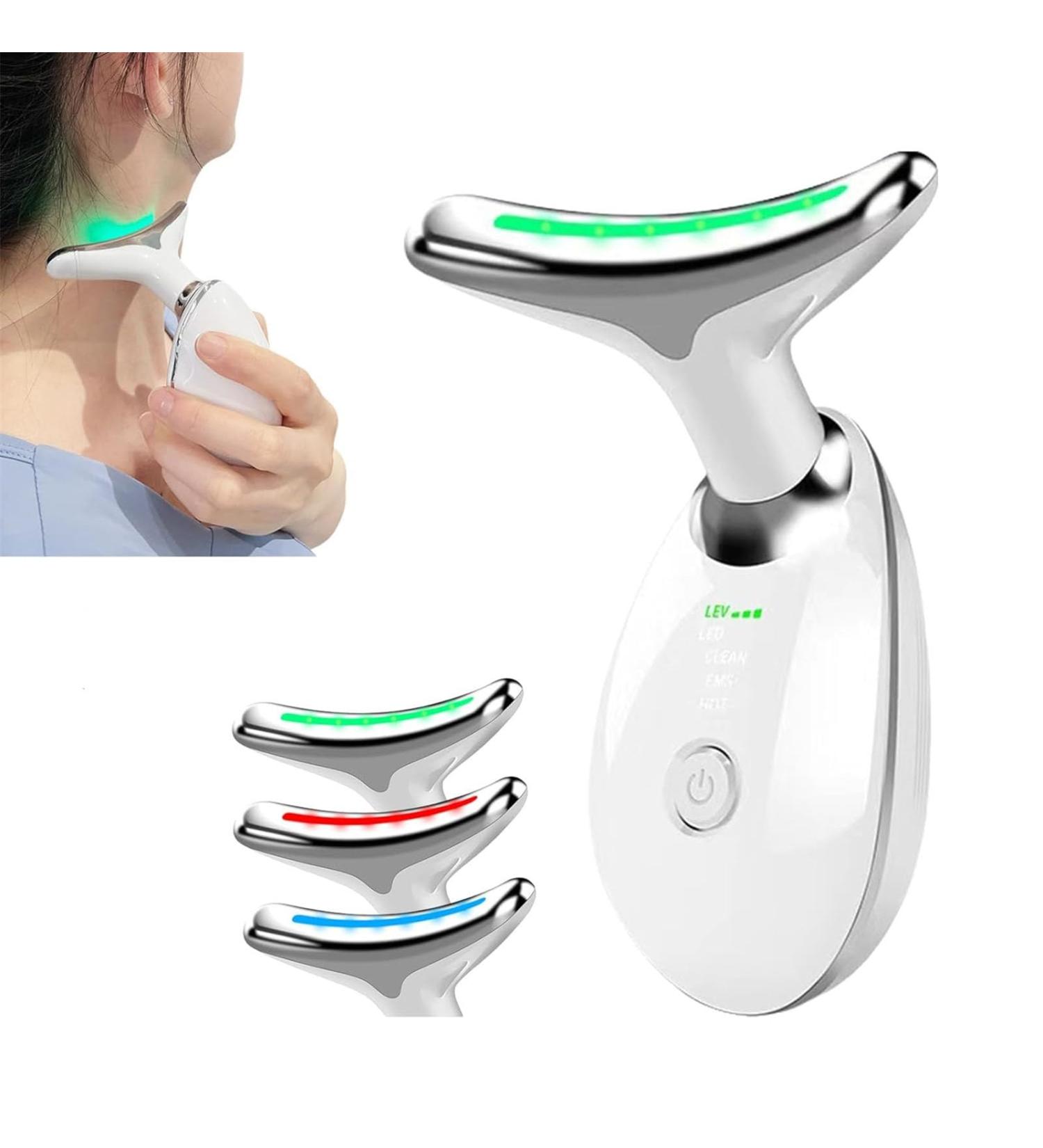 Nadove Micro-Glow Facial 2024 Best Nadove Micro Glow Face Sculptor Micro Glow Facial Machine Double Chin Eliminator Microcurrent Multifunctional Facial Massager Face Sculpting Tool (White) - Buy Online on GoSupps.com
