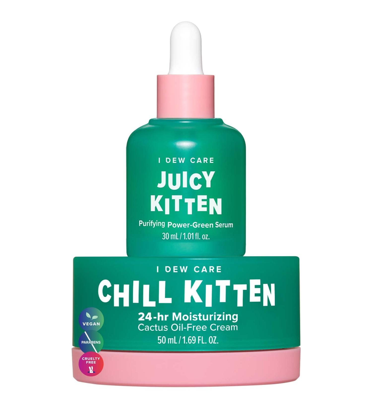 I Dew Care Juicy Kitten Green Serum - Purifying Power 1.01 fl oz (30 ml) - Buy Online on GoSupps.com