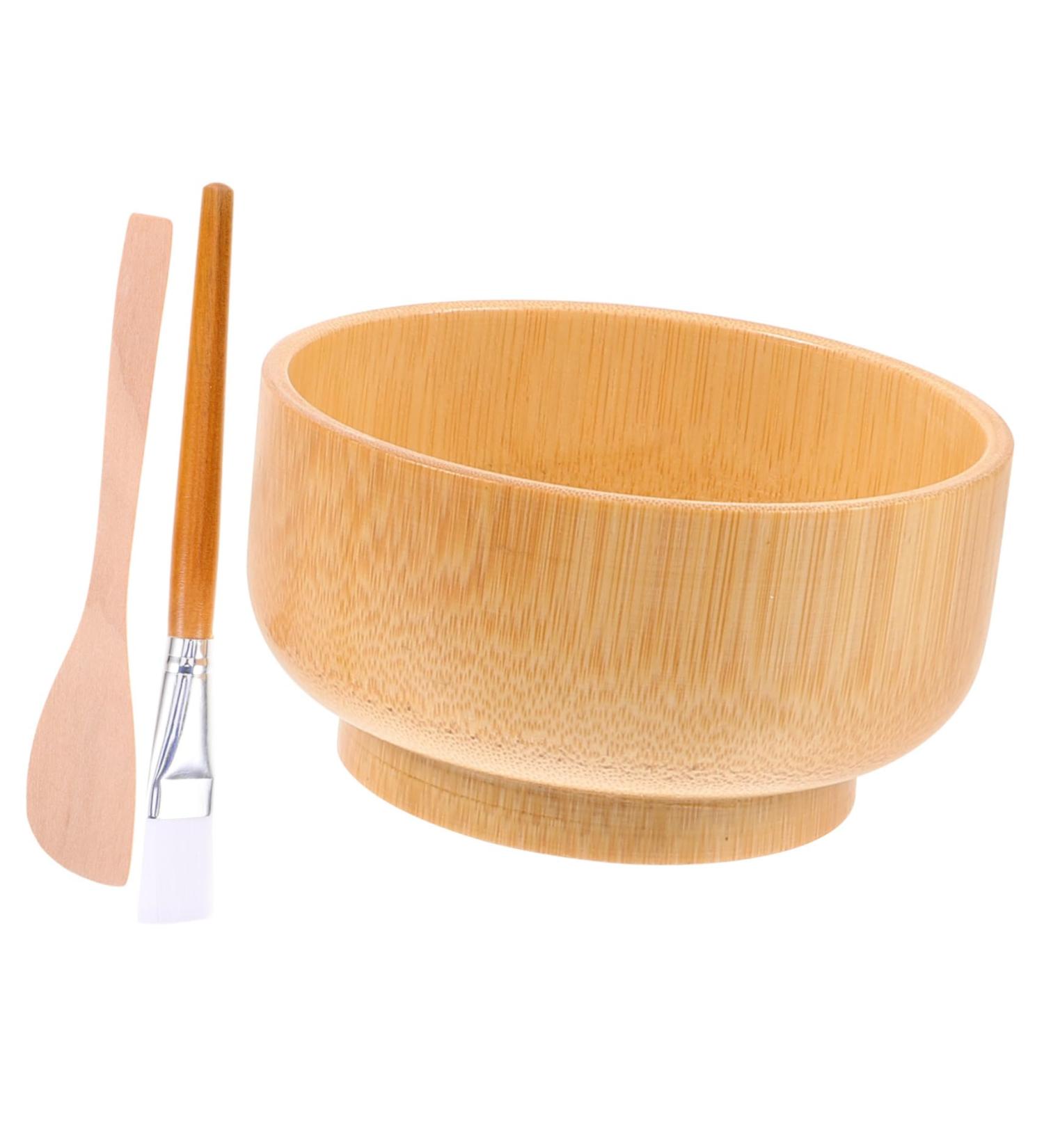 1 Set Wooden Bowl Facial Diy Facialmask Bowl Diy Beauty Bowl Beauty Tools + Accessories Clay Esthetician Supplies Make up Kit Making Tools - Buy Online on GoSupps.com