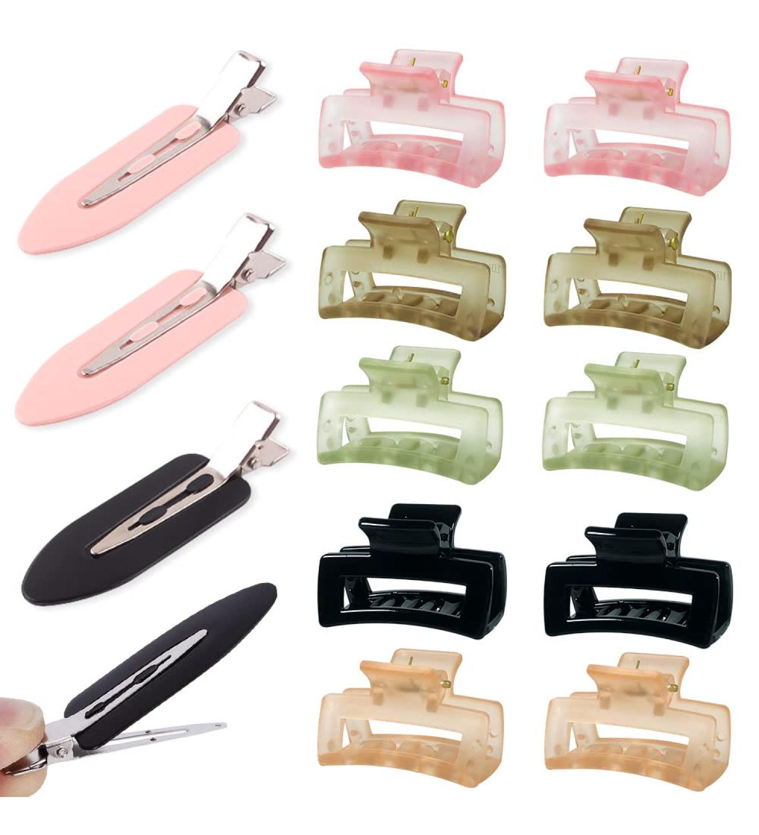 VITMOORY Matte Mini Hair Clips 1.5 inch - Set of 14 Multicolor Hair Claws for Women & Girls - Buy Online on GoSupps.com