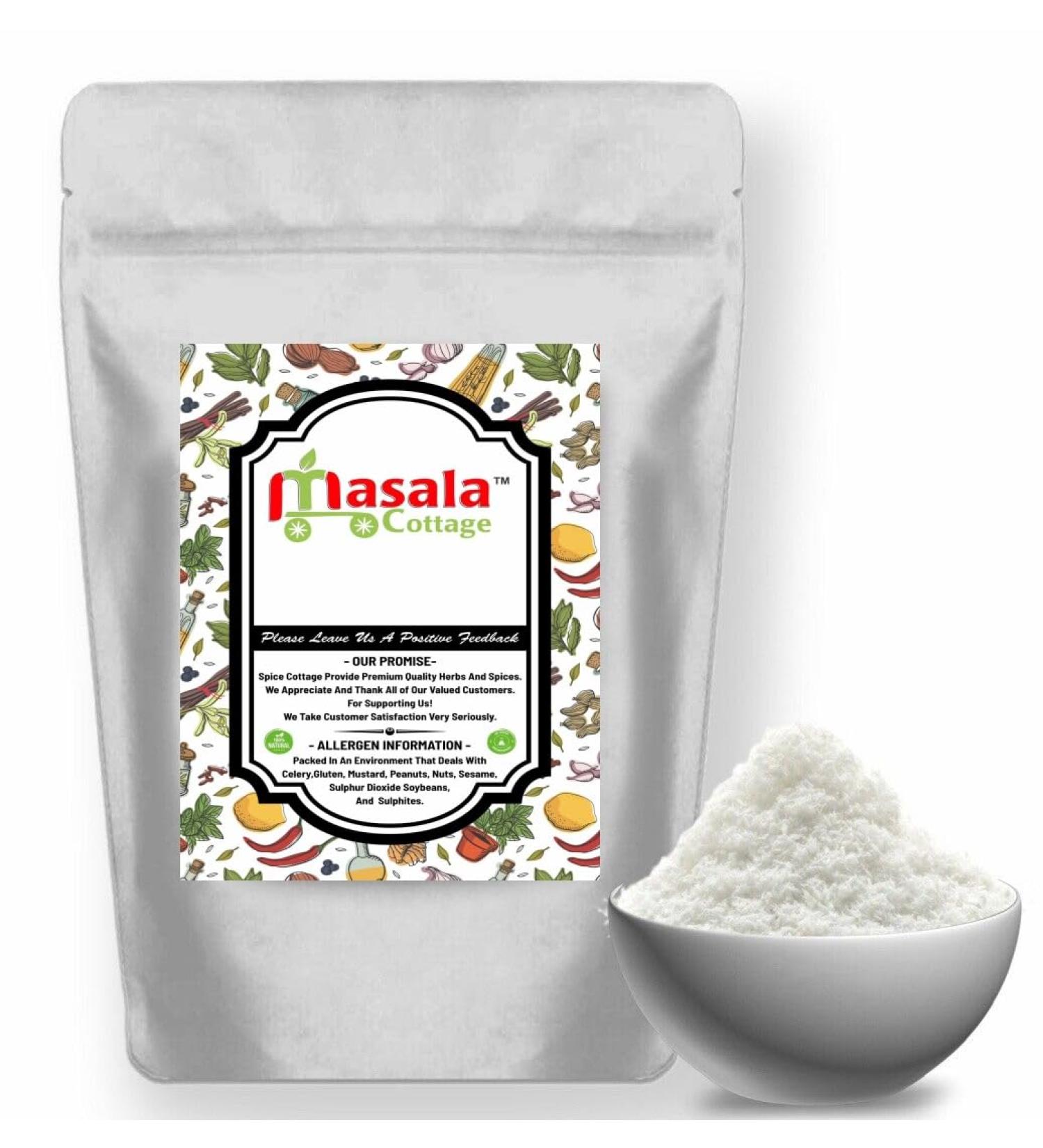 Desiccated Coconut (Medium) -Coconut Flakes Coconut Lovers by Masala Cottage 25g-1.9kg (450 Grams) 450 Grams - Buy Online on GoSupps.com
