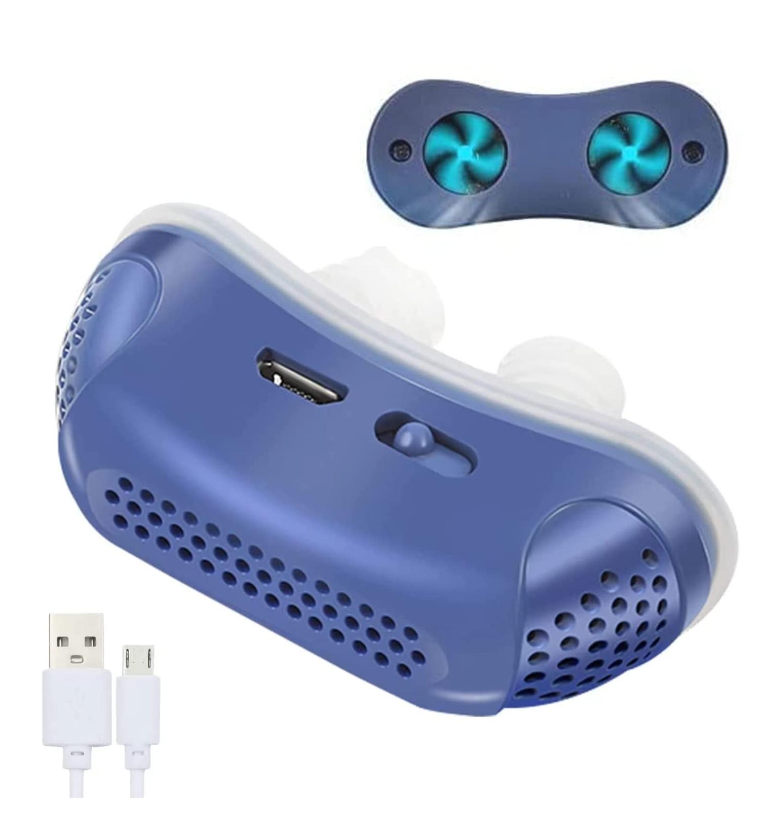 Double Eddy Current Electric Anti Snoring Solution for Men and Women - Stop Snoring with Nasal Dilator Nose Vents - Buy Online on GoSupps.com