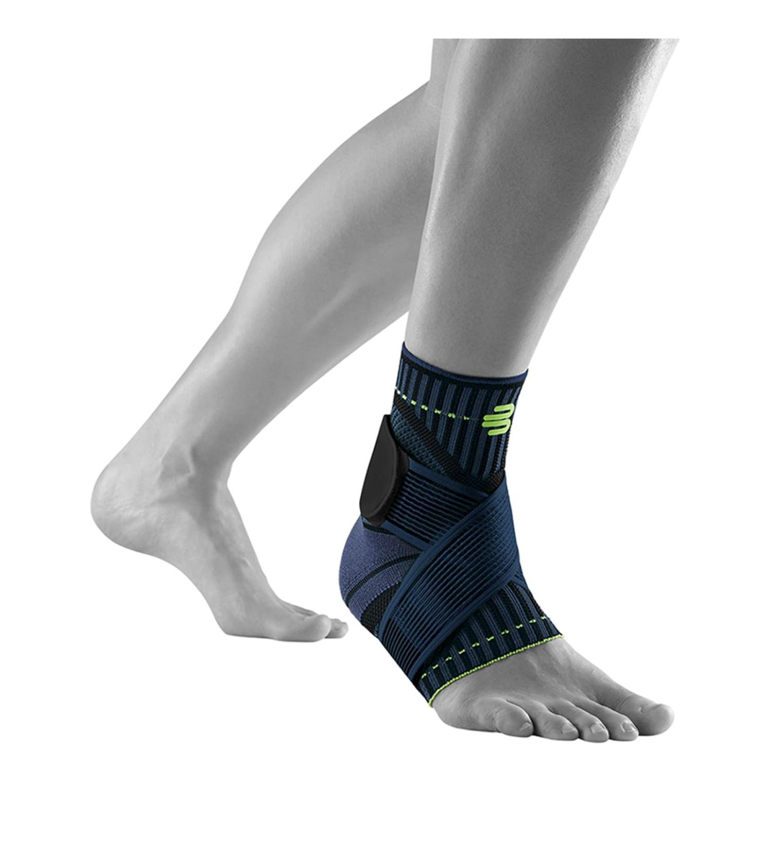 Bauerfeind Ankle Bandage Support for Sports - Unisex Right Black - Enhance Performance in Football Fitness & Running - Buy Online on GoSupps.com