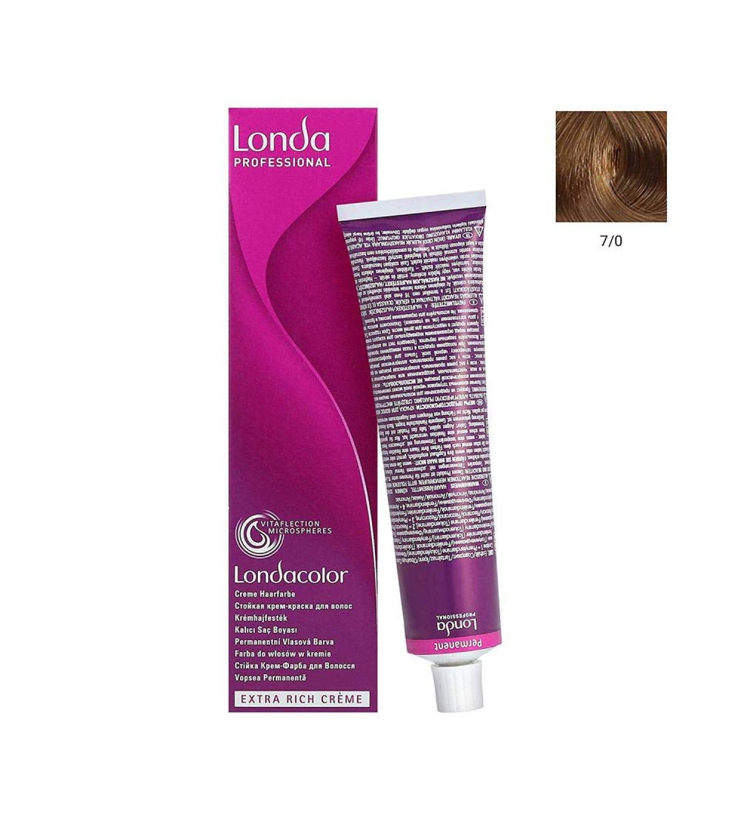 Londa Londacolor Creme Hair Color 7/ 0 medium blonde