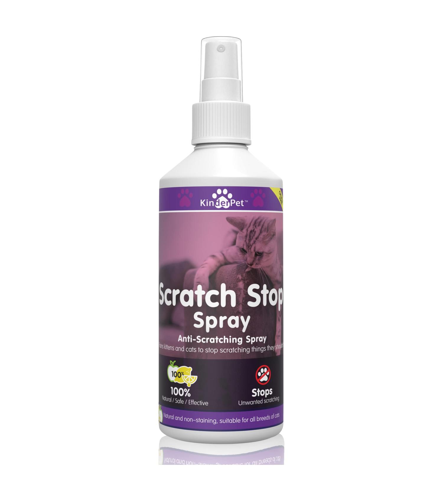 KinderPet Eco Anti Cat Scratch Deterrent Spray Protect Furniture Stop Cats Kittens Scratching Doors Carpets Walls Cruelty Free Pet Safe 250ml - Buy Online on GoSupps.com