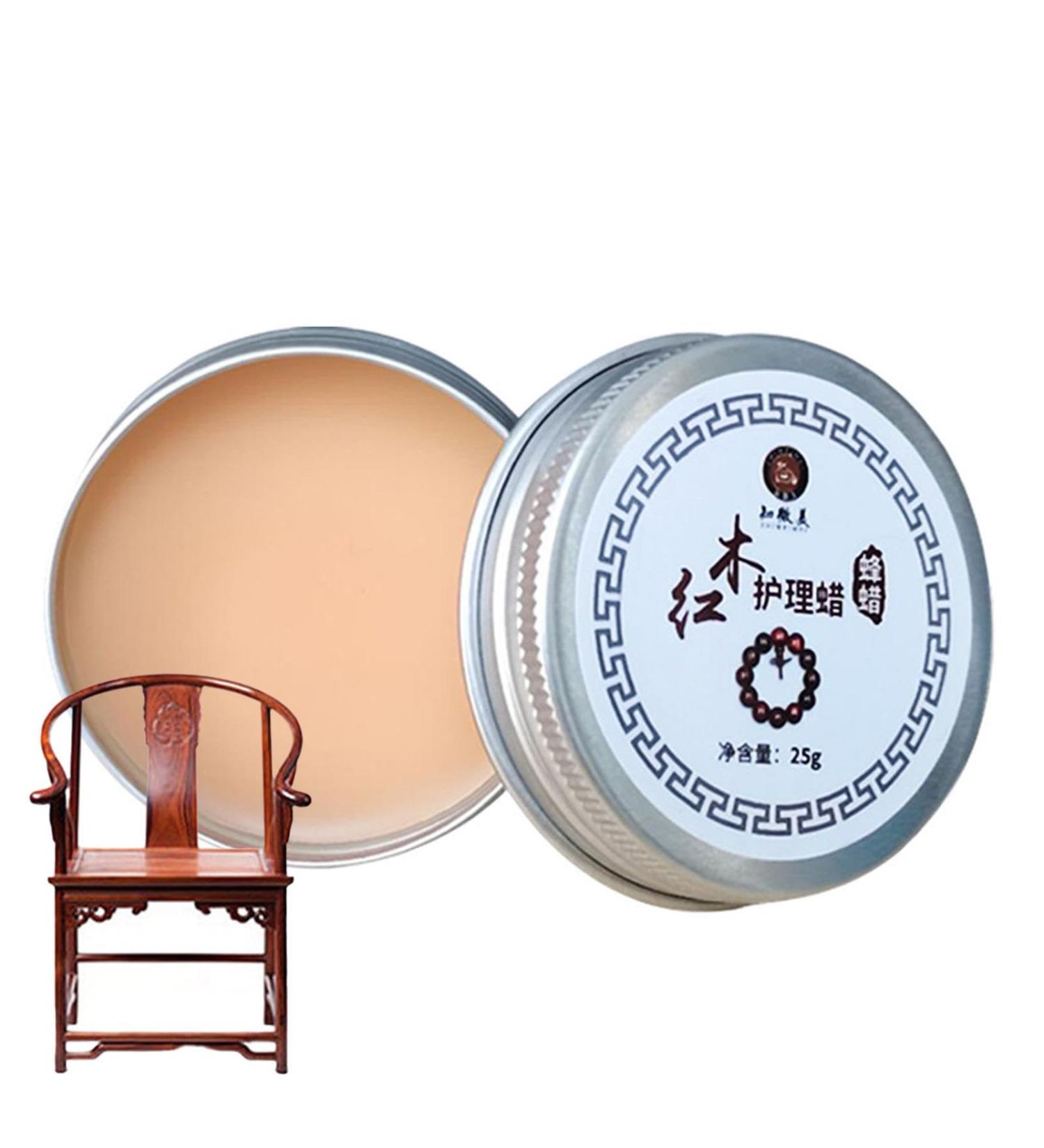 Beeswax Furniture Polish | Multipurpose Beewax Wood Seasoning Restorer 25g Bees Waxing Furniture Polish for Home Furniture Protection Furniture Care Pochy - Buy Online on GoSupps.com