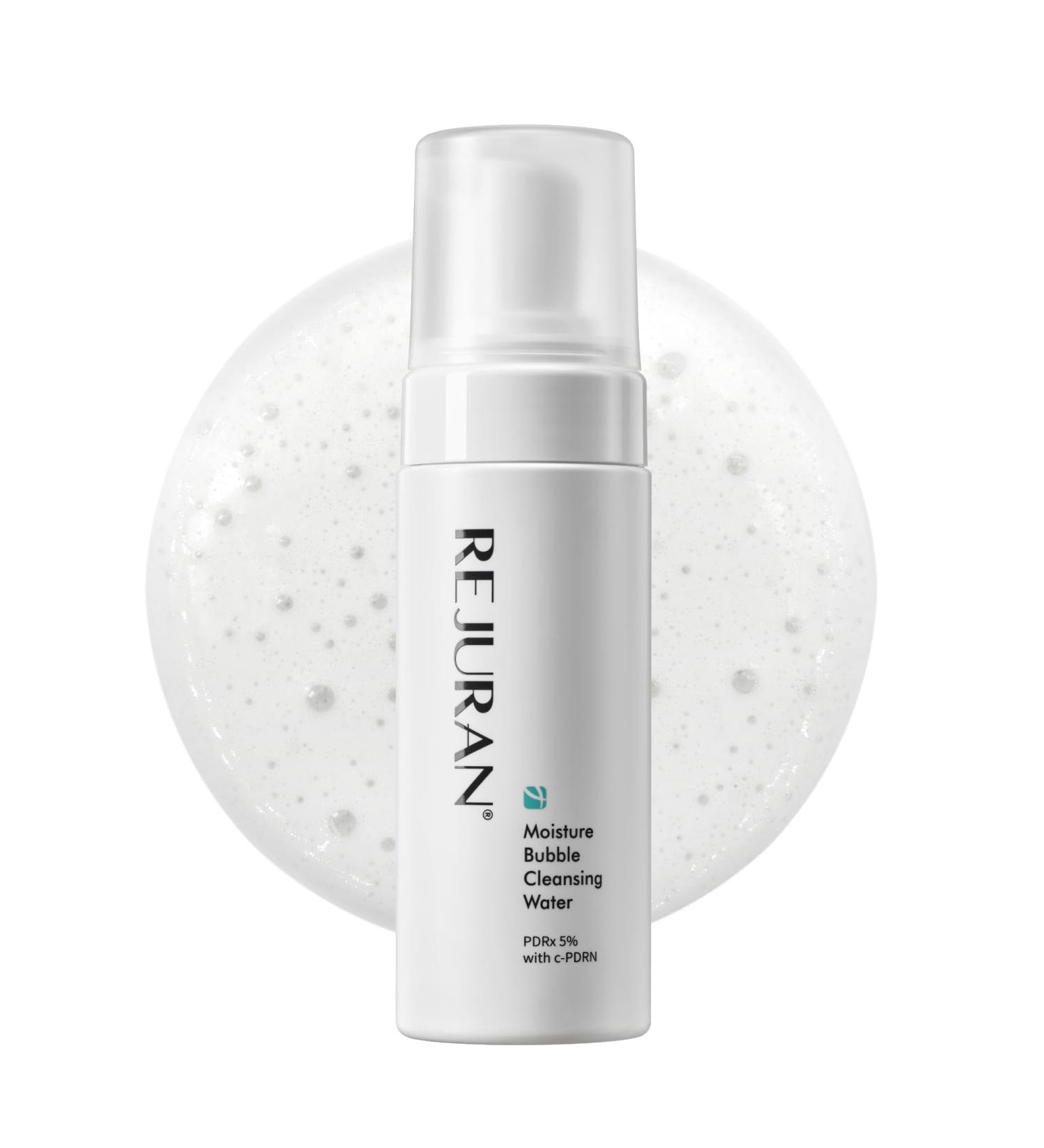 REJURAN Moisture Bubble Cleansing Water c-PDRN - Facial Foaming Cleanser with PDRx pH-Balanced and Hydrating Micellar Water for Makeup Removal Korean Skin Care (5.07 fl oz) - Buy Online on GoSupps.com