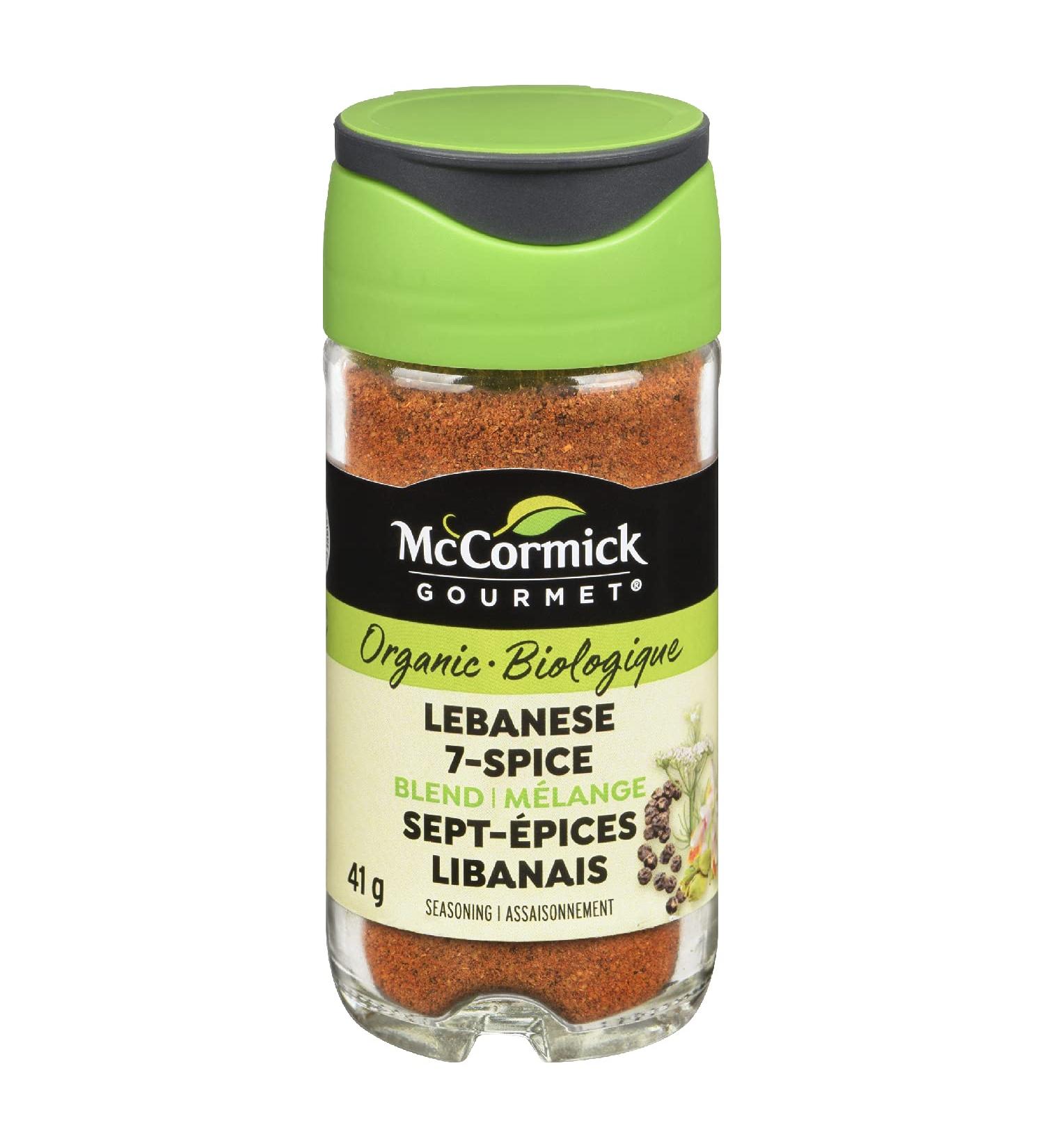 McCormick Gourmet Premium quality Natural Herbs & Spices Organic Lebanese 7-Spice Seasoning 41g - Buy Online on GoSupps.com