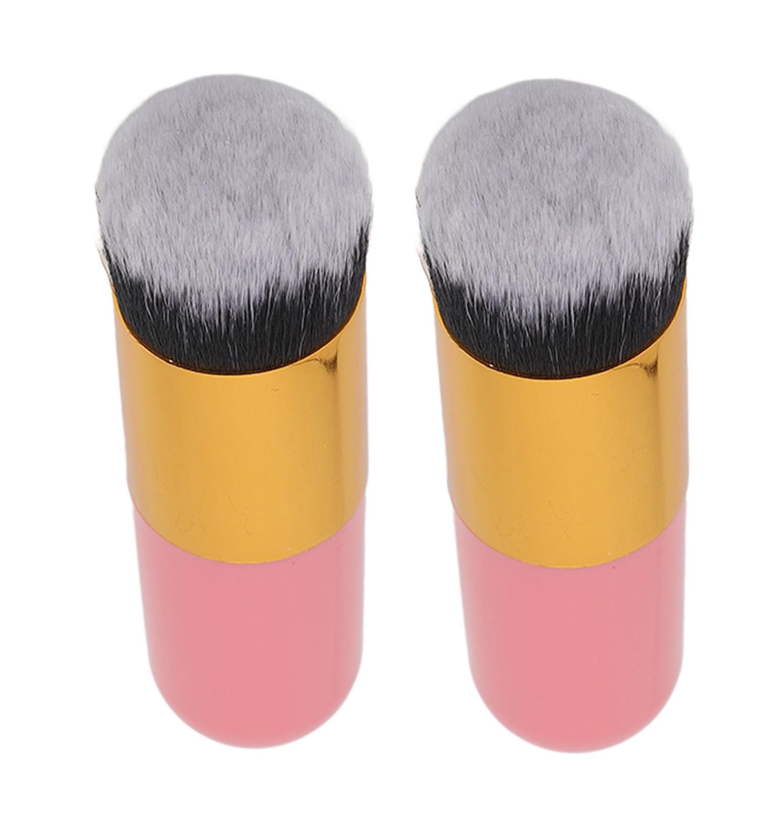 Foundation Brush Lightweight Portable Dense Synthetic Soft Bristles Cosmetic Brush for Liquid Cream Powder Blending - Buy Online on GoSupps.com