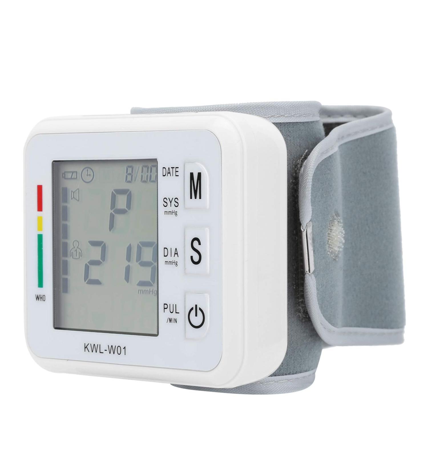 High-Precision Wrist Blood Pressure Monitor with Large LCD Display | Automatic & Easy-to-Use for Seniors | International Shipping Available - Buy Online on GoSupps.com