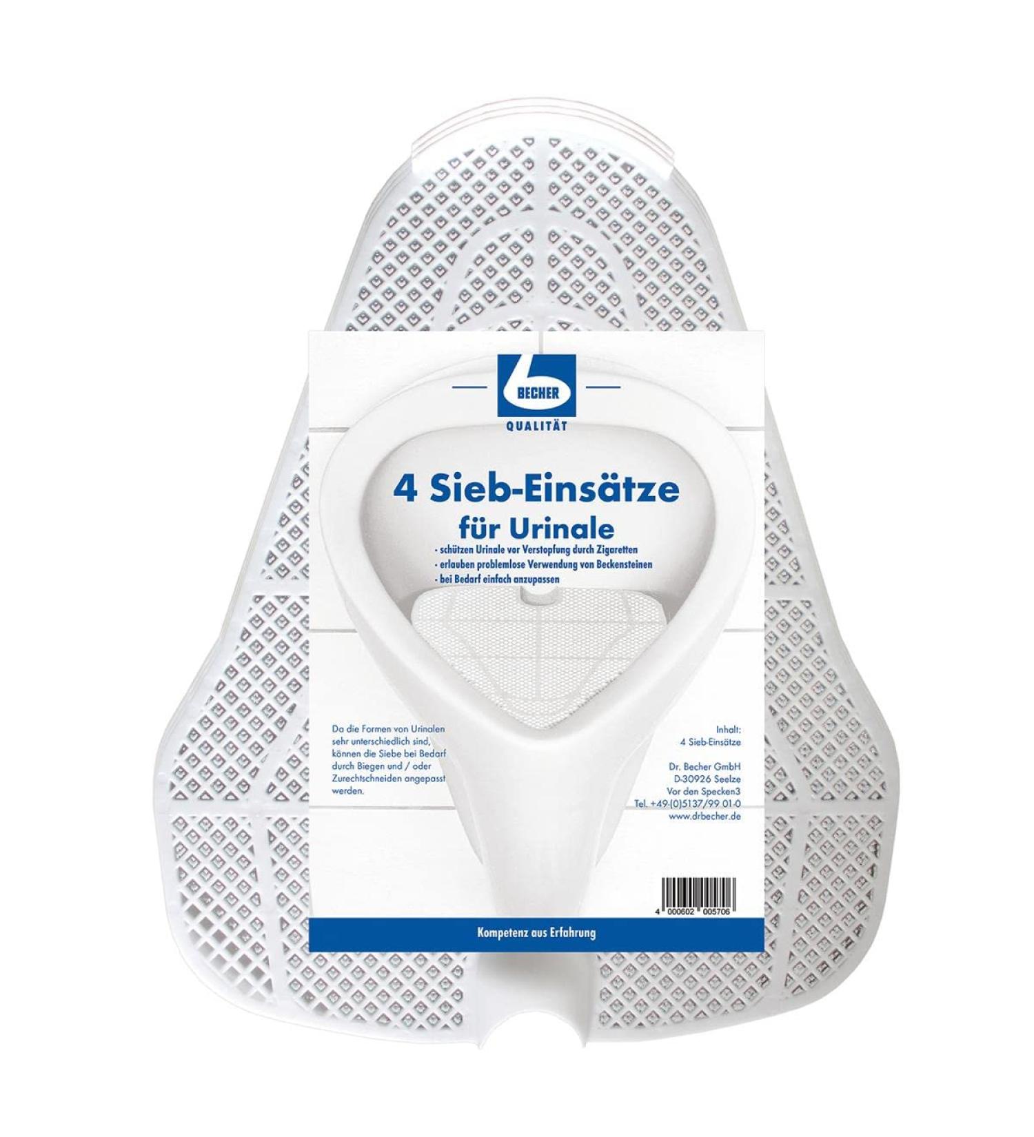 Dr. Becher Sieb-Eins tze f r Urinale 4 stk.