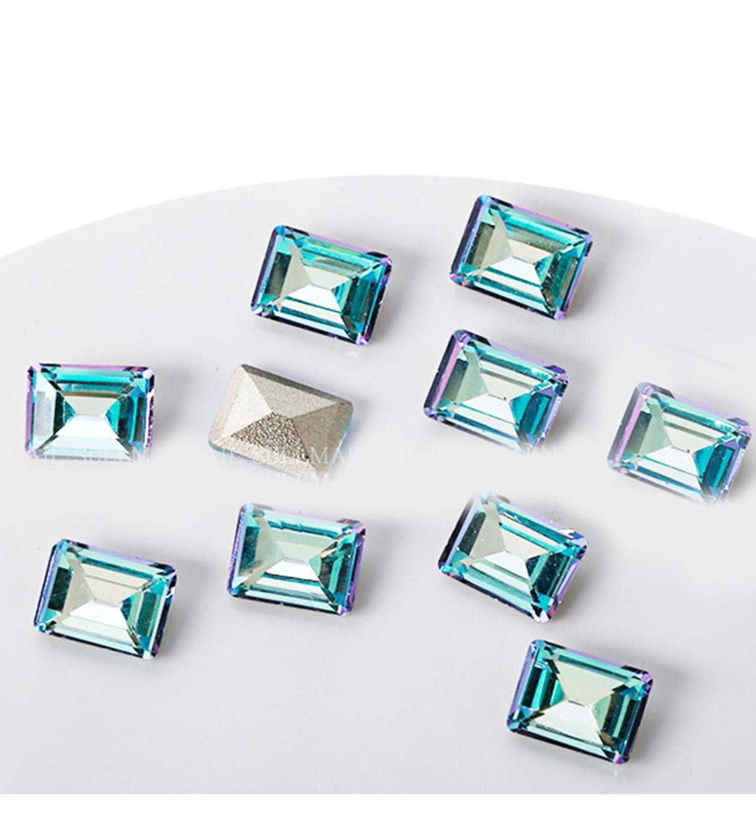 Crystal Nail Rhinestones Clear Nails Gems Stones 10Pcs Pointed Back Rhinestones Diamond Gems For Nail Art Supplies Nail Art Decorations Kits Nail Art Decorations Stickers ND961 - Buy Online on GoSupps.com