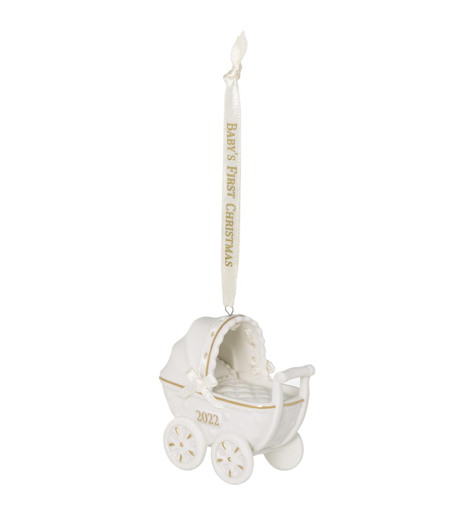 2022 Hallmark Keepsake Baby's First Christmas Pram Ornament - Porcelain 2022 Baby Pram - Buy Online on GoSupps.com