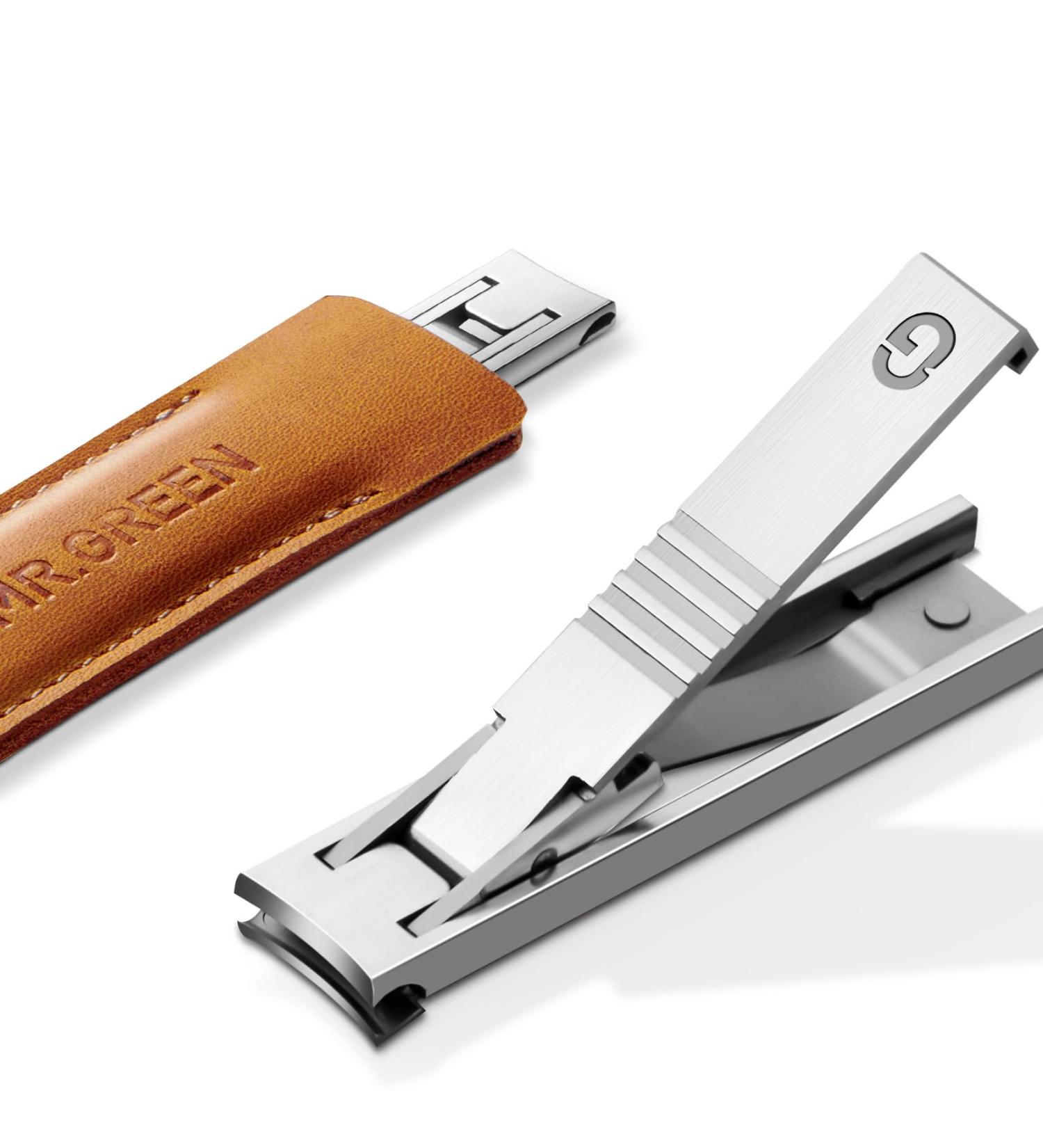 Mr. Green Stainless Steel Fingernail & Toenail Clippers | Ultra-Thin Sharp Scissors for Home & Salon Manicure Tools (Light Gray) - Buy Online on GoSupps.com