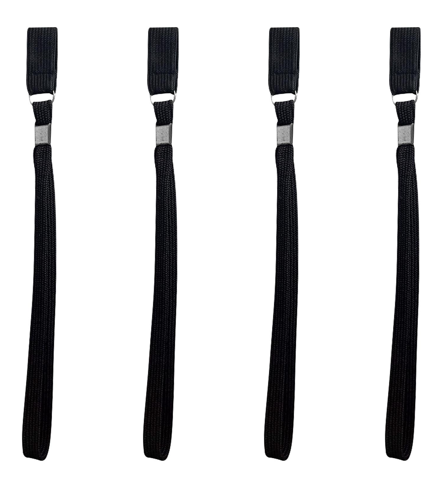 Tabanzhe 4 Pcs Walking Stick Wrist Straps - Essential Wrist Loops for Walking Stick Accessories Featuring Black Straps Wrist Loop Straps and Wristbands for Enhanced Support - Buy Online on GoSupps.com