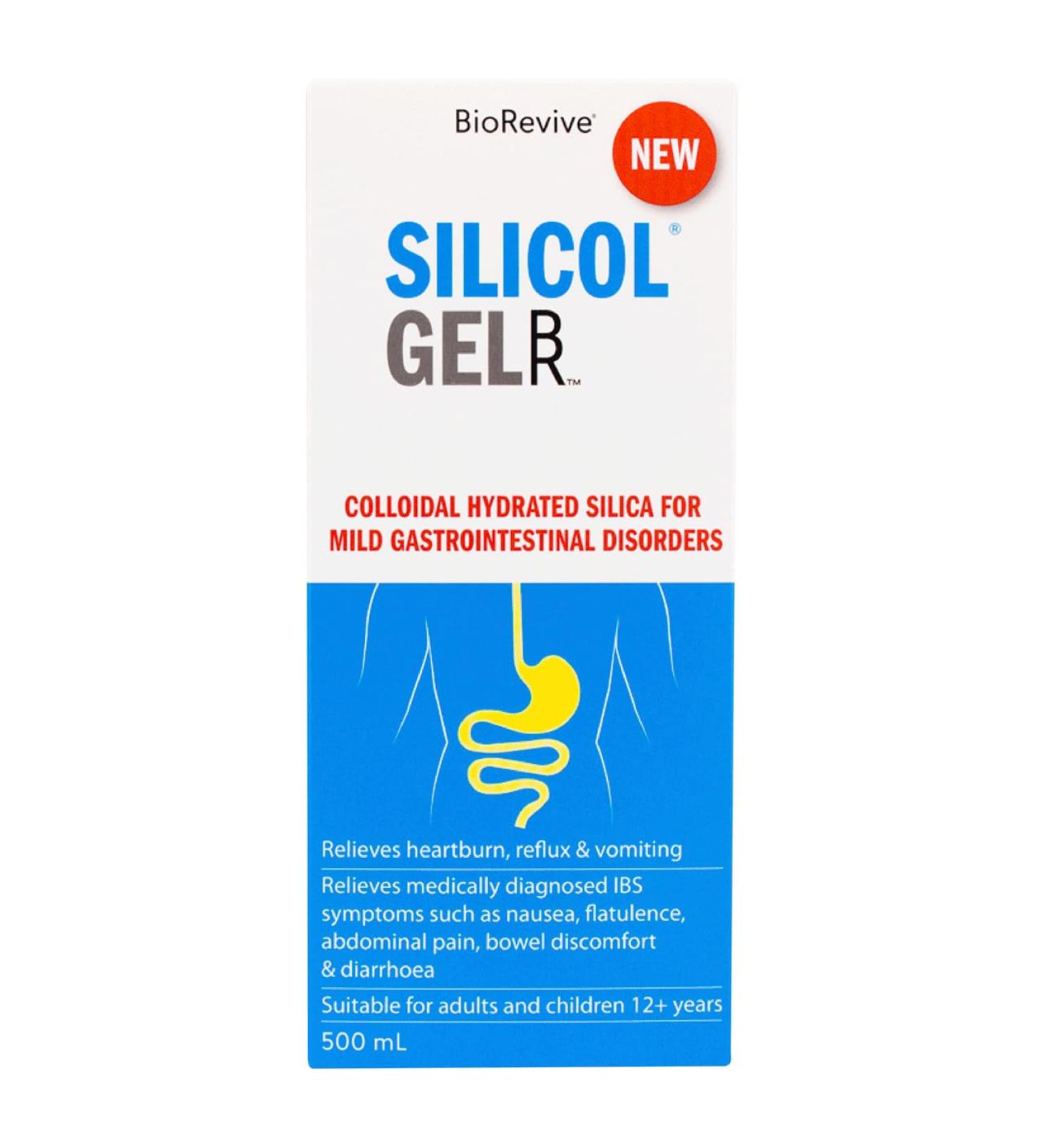 BioRevive SilicolGel IBS and Heartburn Relief 500ml - Buy Online on GoSupps.com