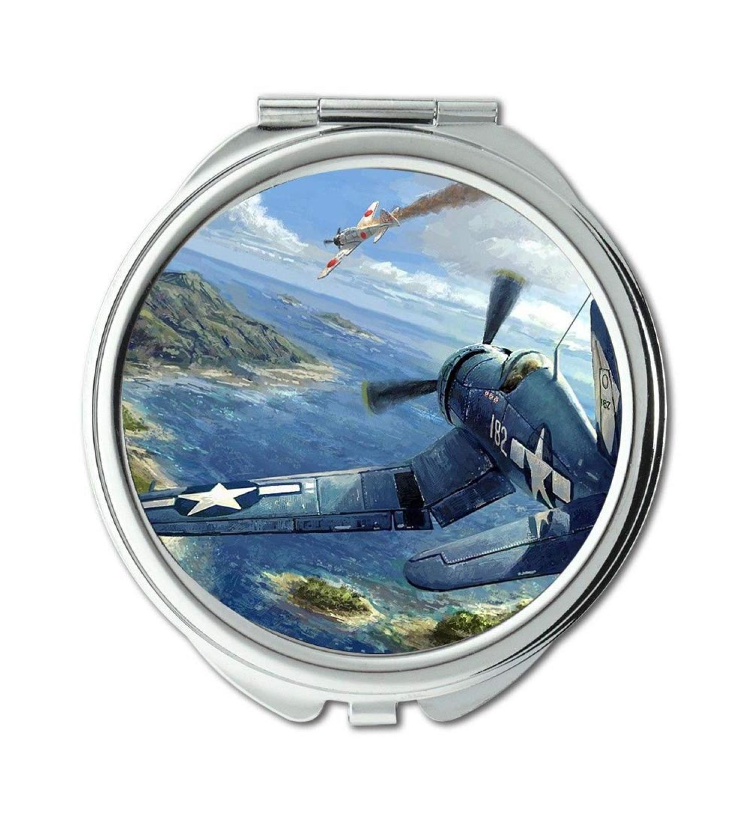 YENDOSTEEN World war aircraft Mirror Compact Mirror d fighter revolution pocket mirror portable mirror - Buy Online on GoSupps.com