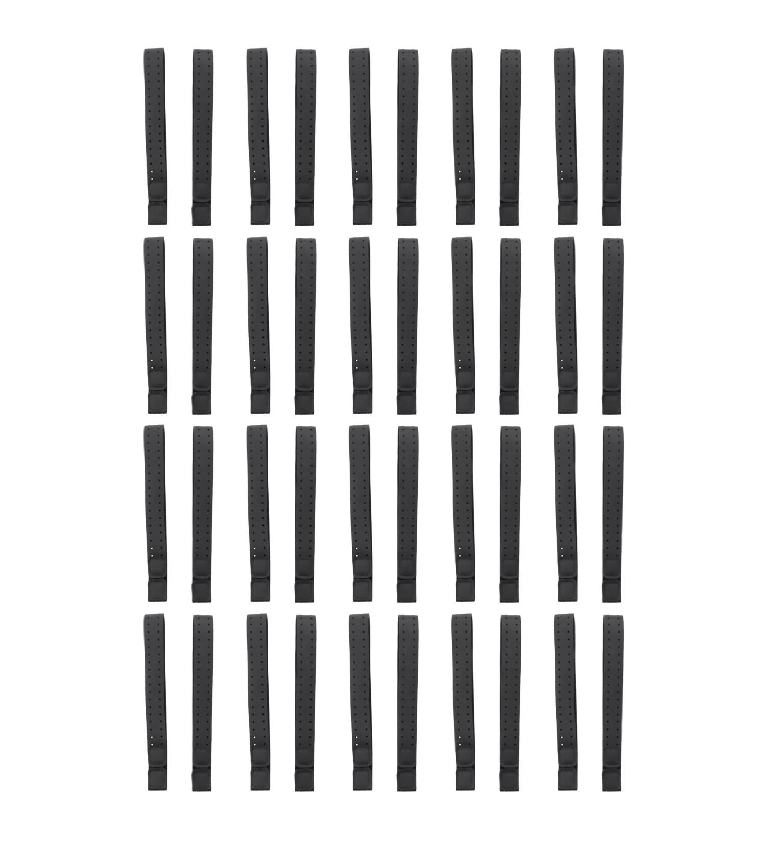 Bdfhjln 40pcs Adjustable and Breathable Replacement Wristband with Soft Strap for Heart Rate Monitor - (Black)