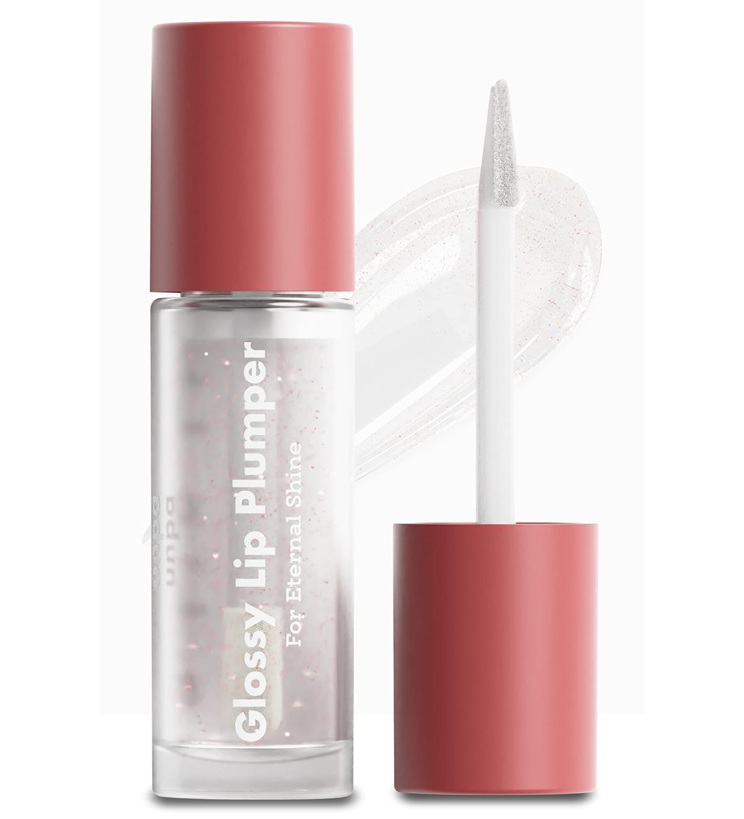 UNPA Bubi Bubi Glossy Lip Plumper - Korean Makeup for Eternal Shine | Sparkly Lip Gloss for Girls | Moisturizing Lip Care with Glitter Shine - Buy Online on GoSupps.com